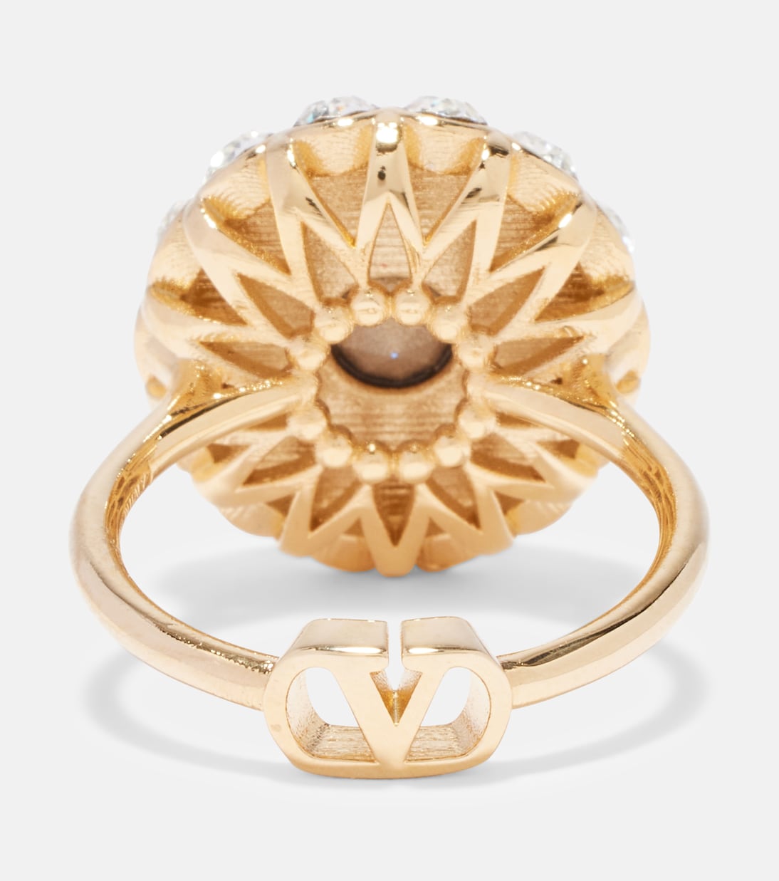 Anillo VLogo con cristales | Valentino