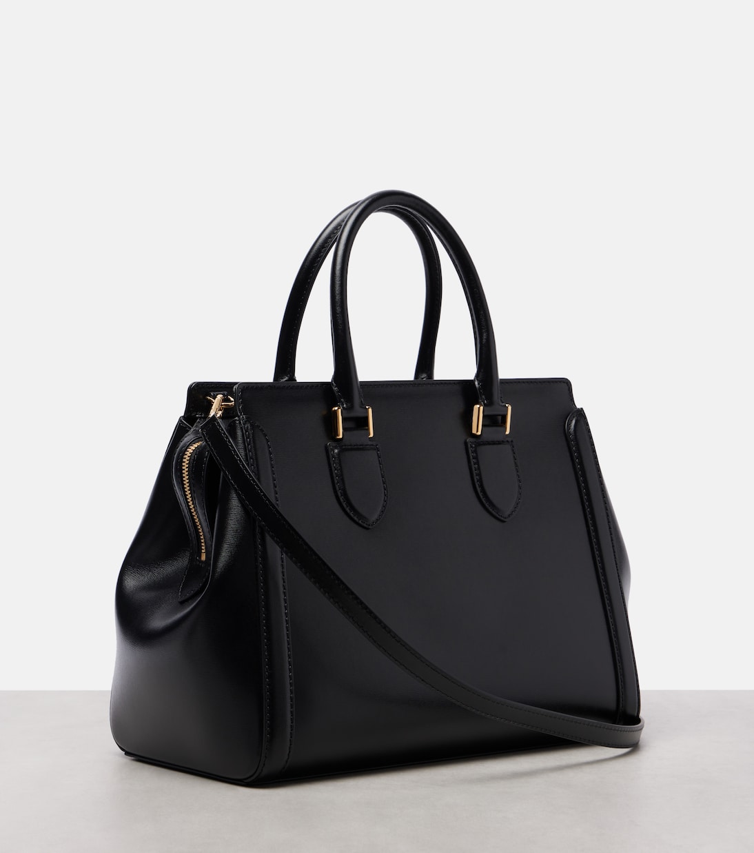 Birdee Medium leather tote bag | McQueen