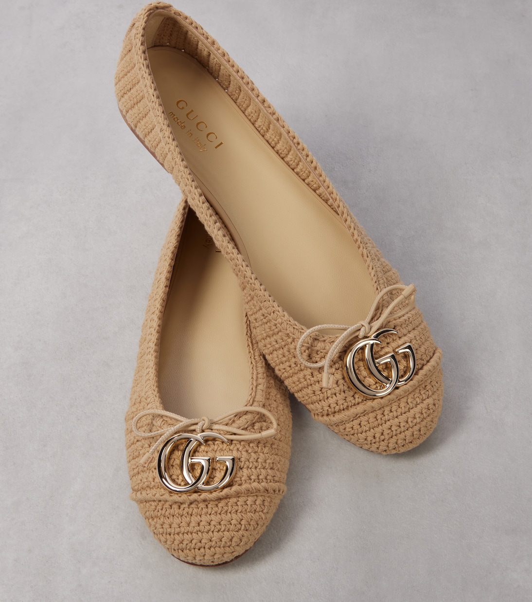 Bailarinas Marmont GG de croché | Gucci