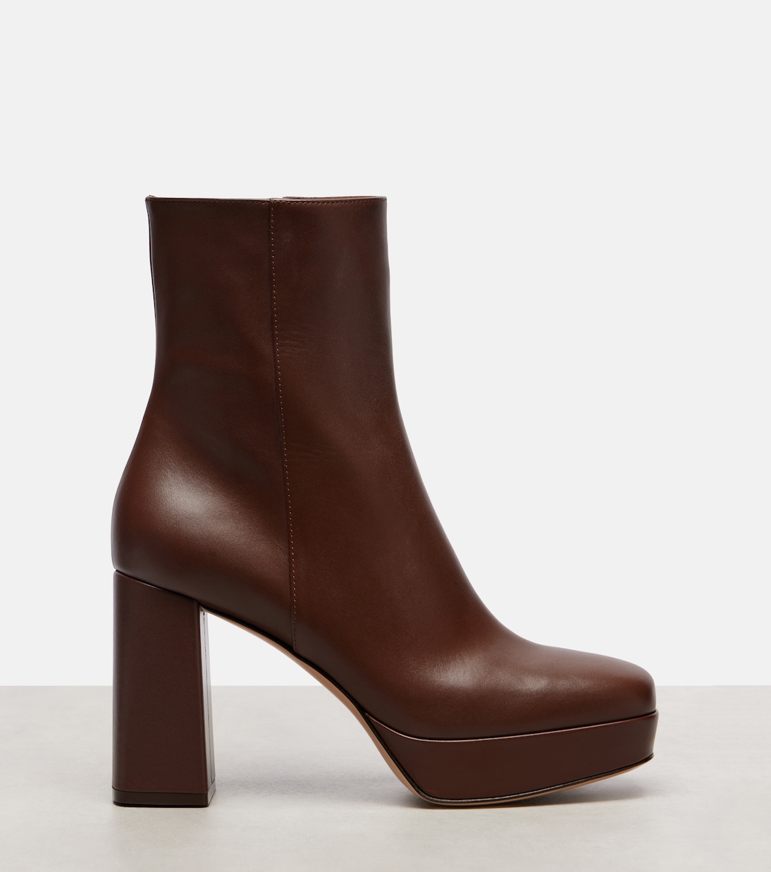Bottines à plateforme Daisen 95 en cuir | Gianvito Rossi