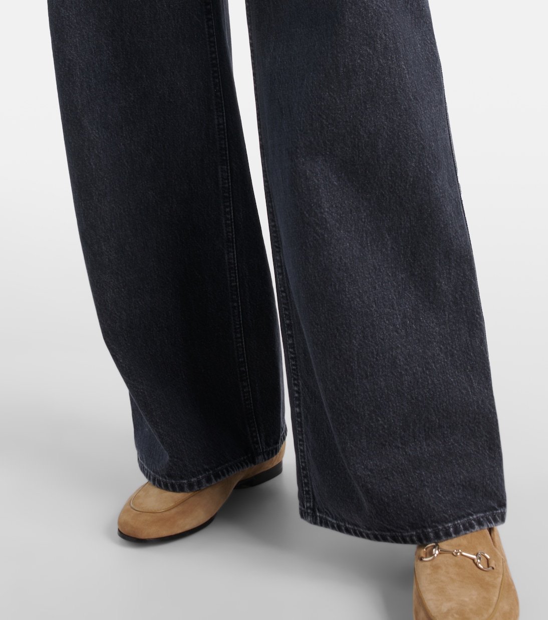 High-Rise Wide-Leg Jeans | Gucci
