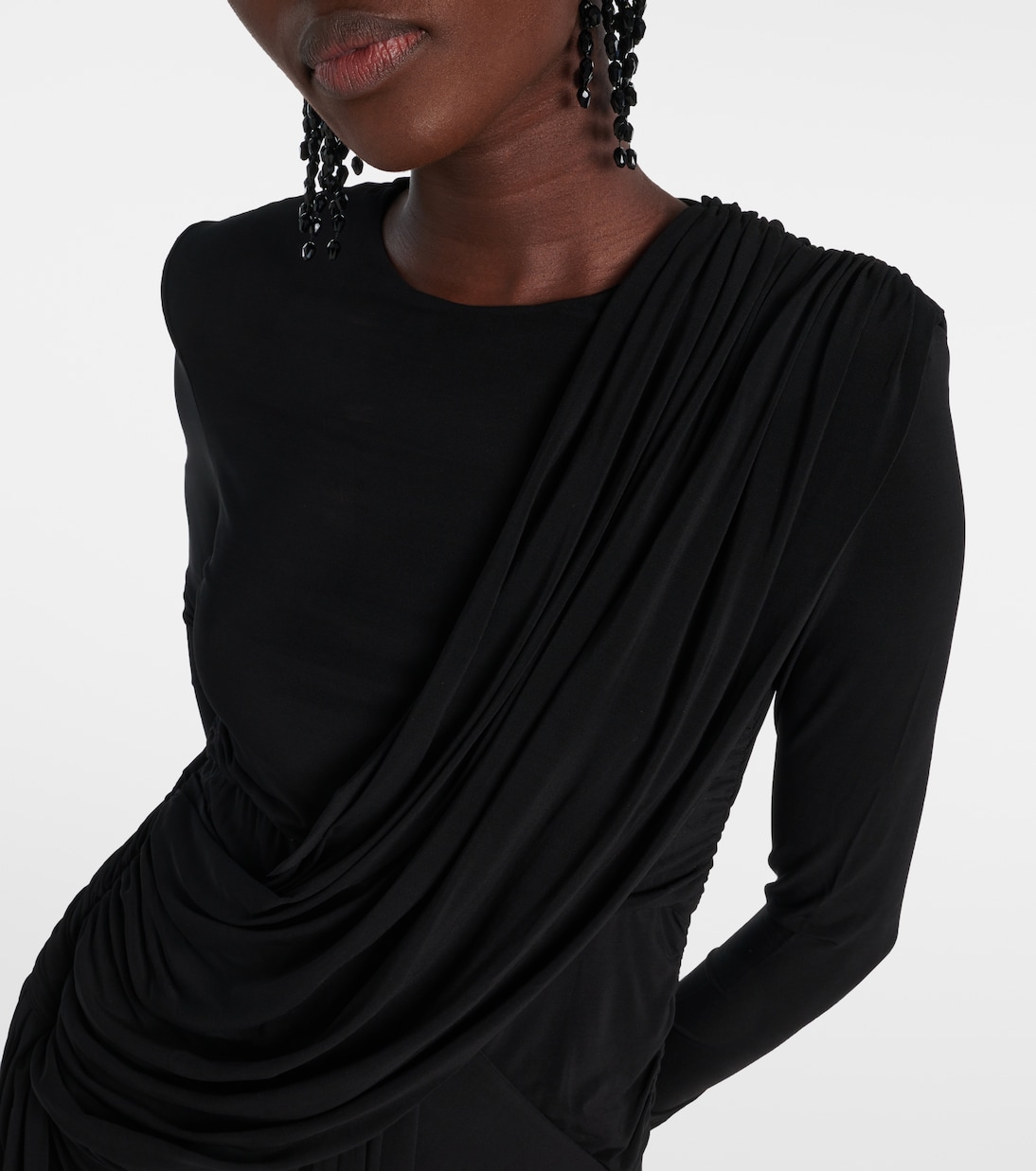 Georgia draped gathered jersey minidress | Isabel Marant