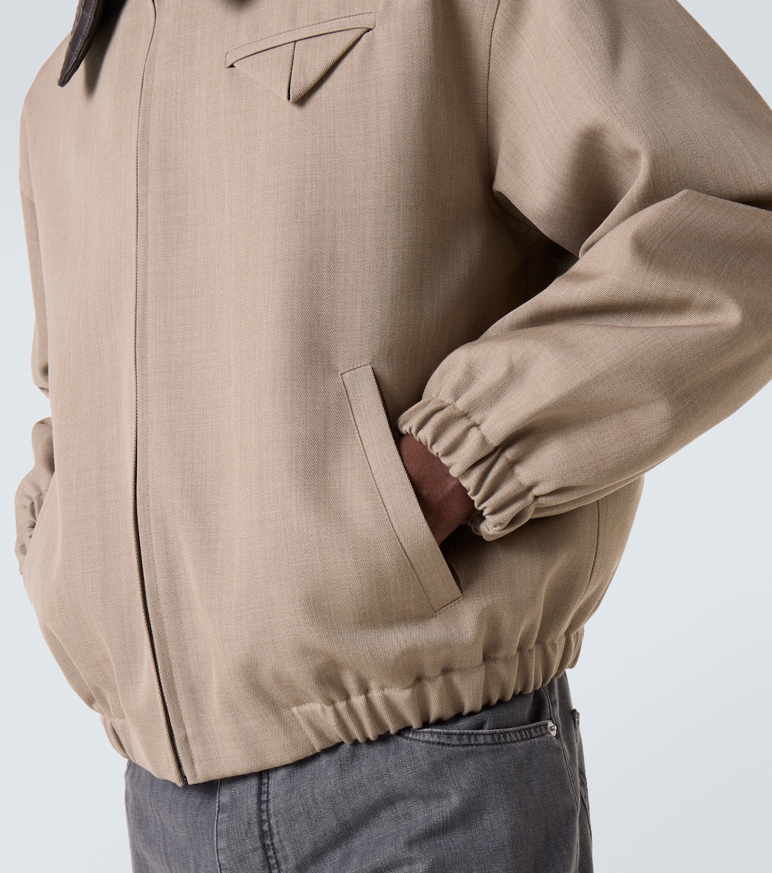Intrecciato wool blouson | Bottega Veneta