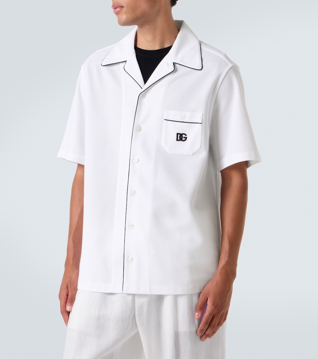 Chemise DG en coton et soie | Dolce&Gabbana