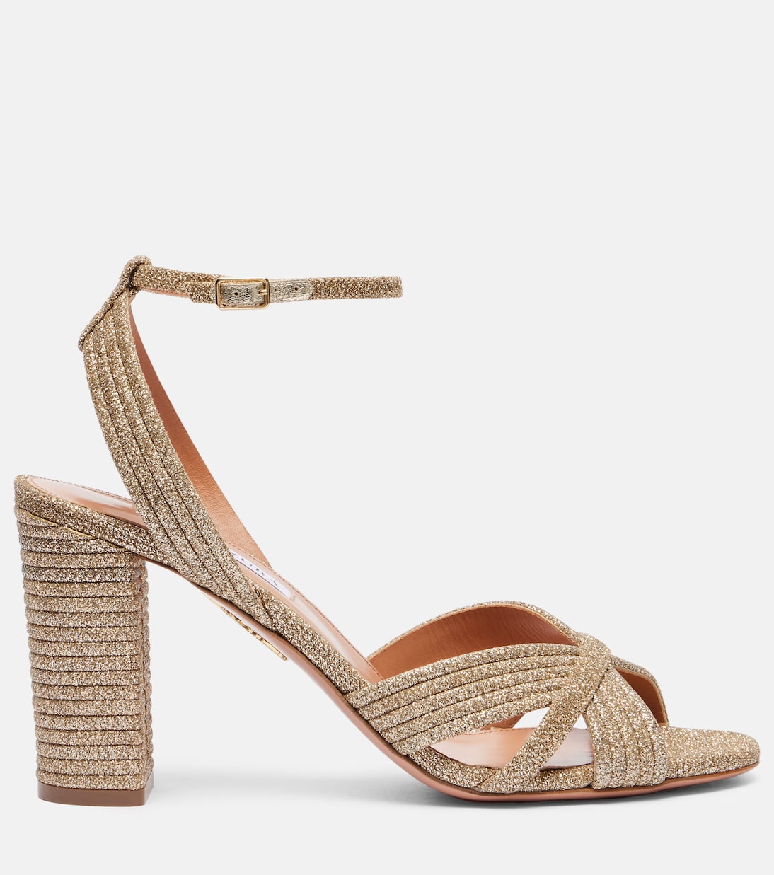 Very Sundance 85 glitter sandals  | Aquazzura