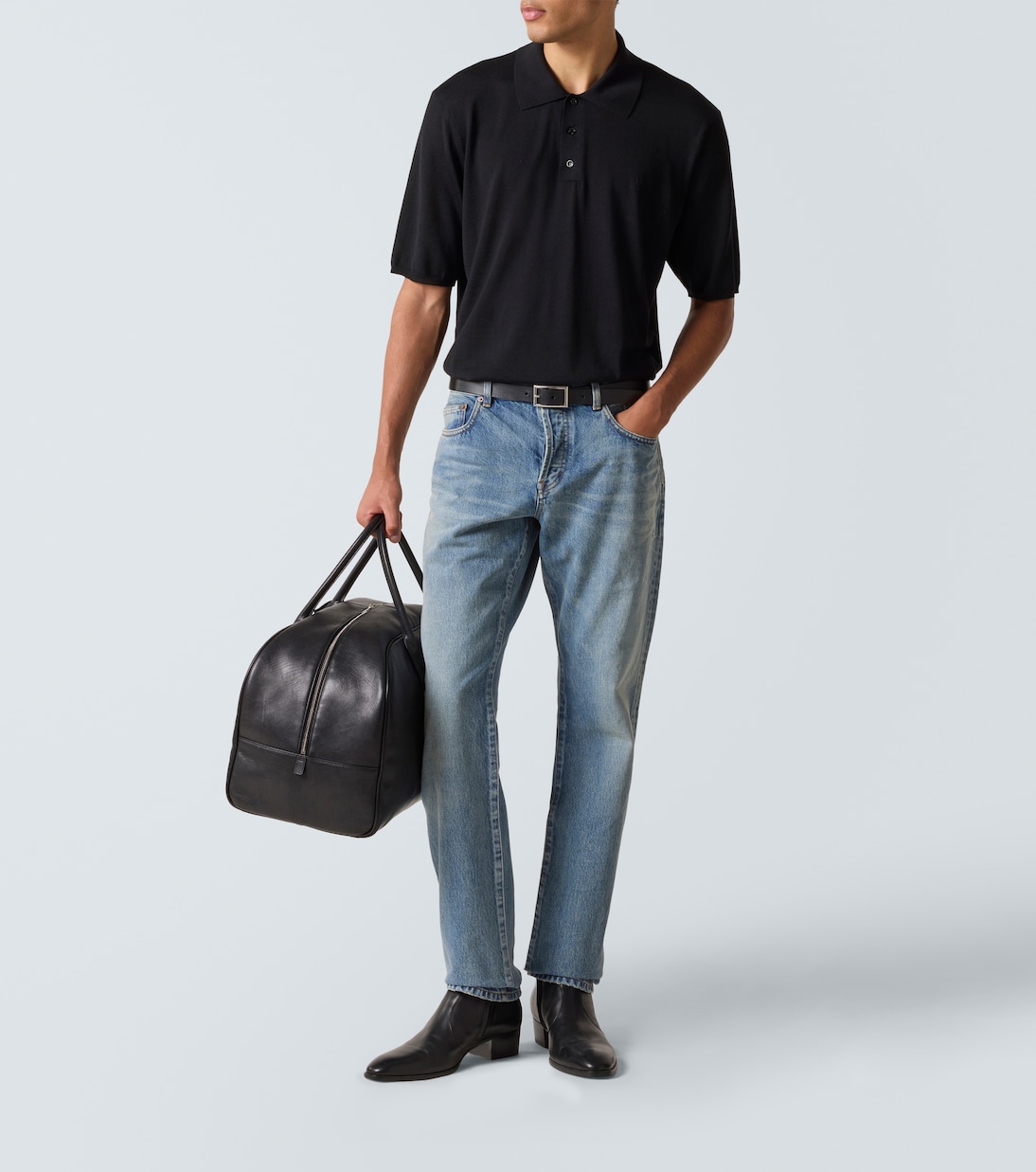 Wool polo shirt | Saint Laurent