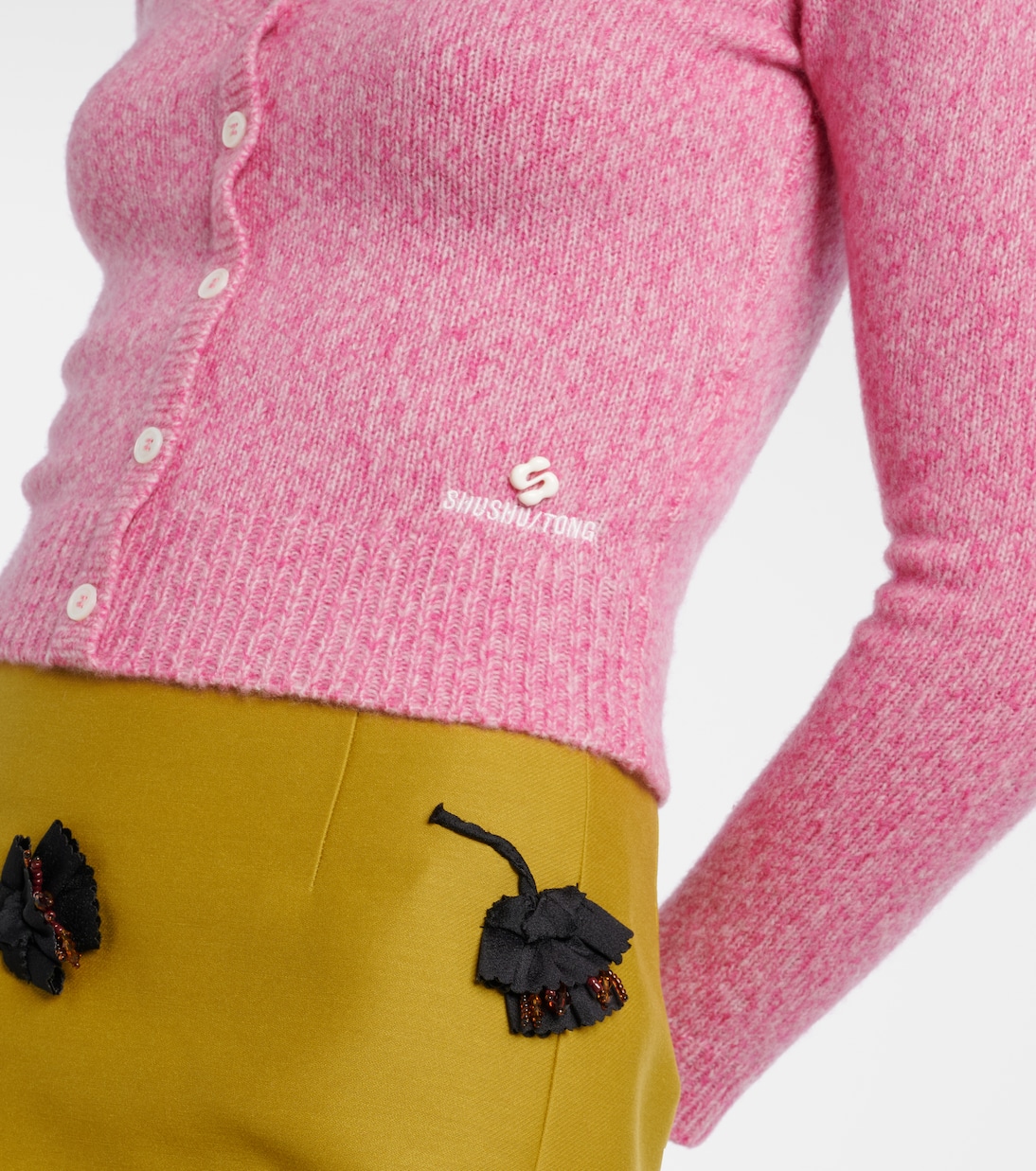 Cardigan en laine et cachemire mélangés | Shushu/Tong