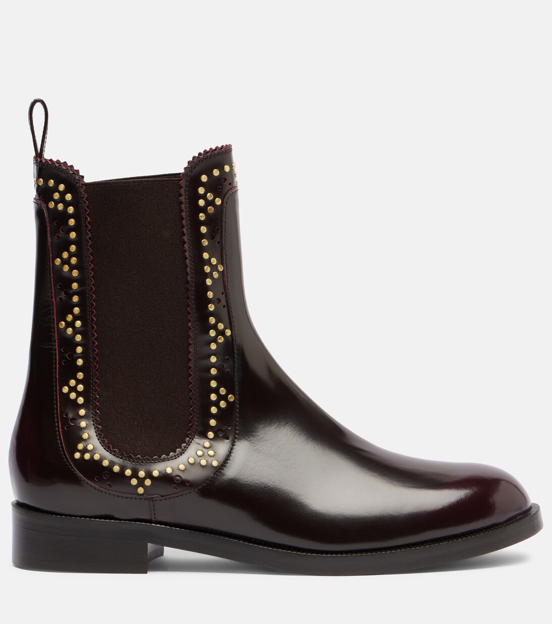 Verzierte Chelsea Boots Skye aus Leder | Aquazzura
