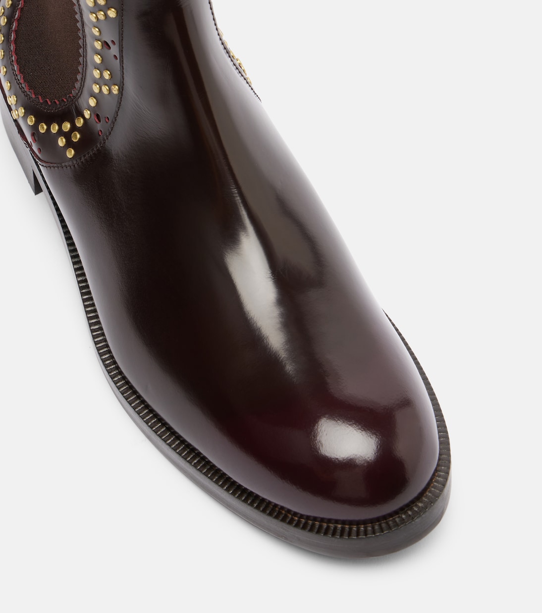 Verzierte Chelsea Boots Skye aus Leder | Aquazzura