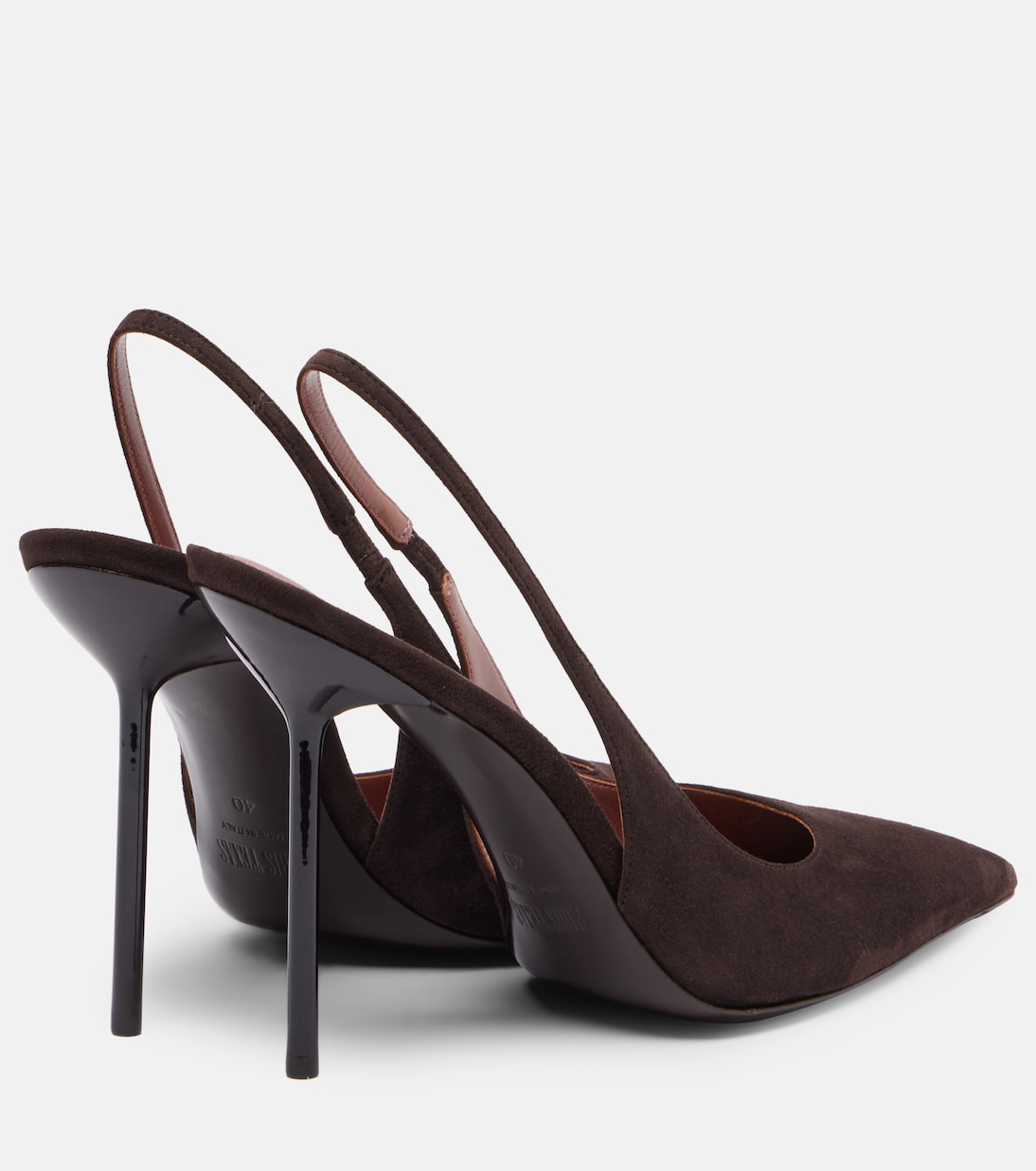 Slingback-Pumps Lidia 105 aus Veloursleder | Paris Texas