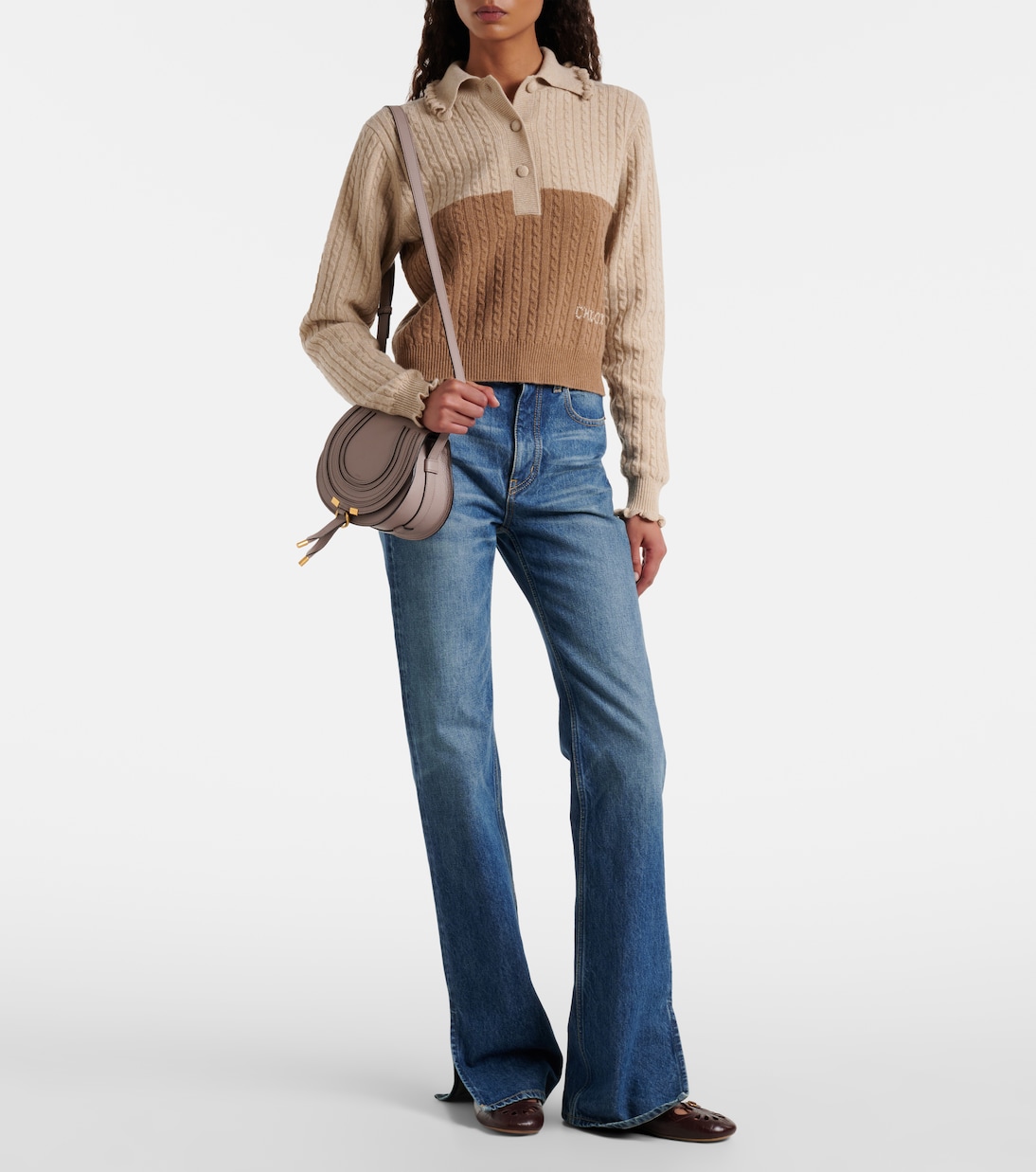 Marcie Small leather crossbody bag | Chloé