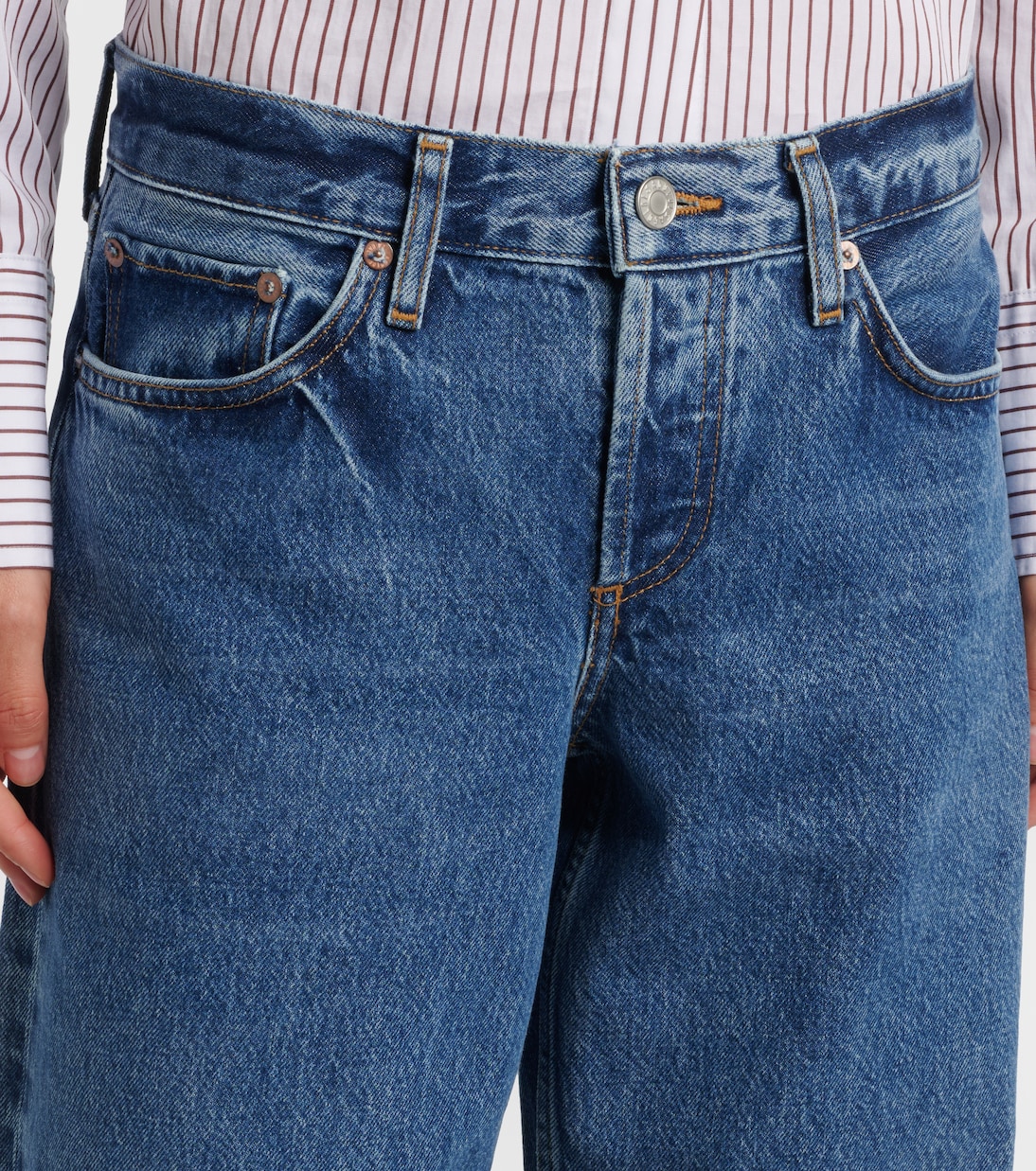 Low-Rise Straight Jeans | Agolde