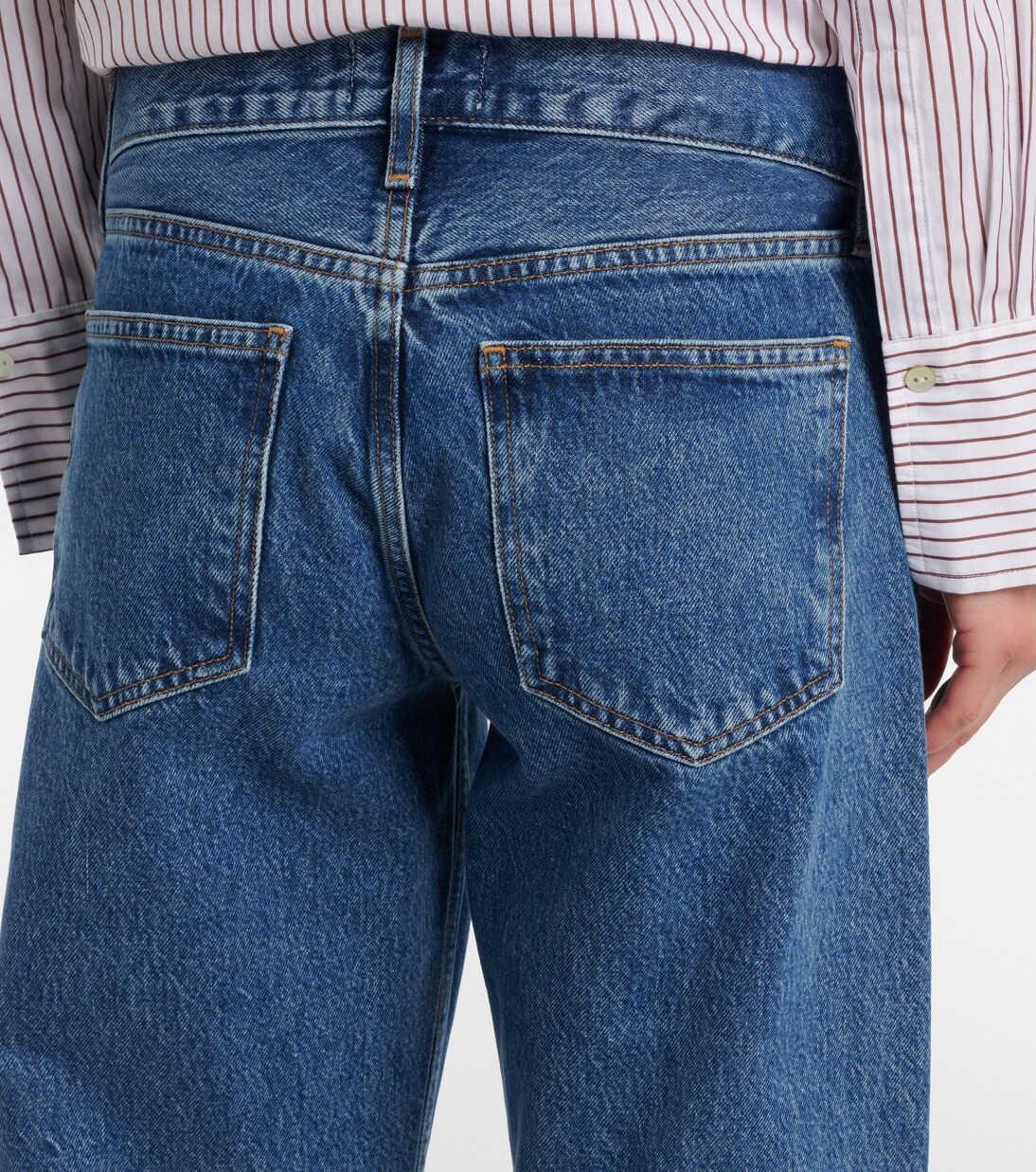 Low-Rise Straight Jeans | Agolde