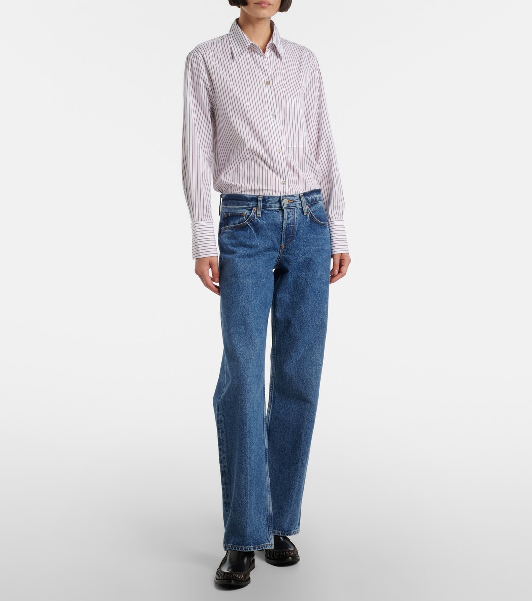 Low-Rise Straight Jeans | Agolde