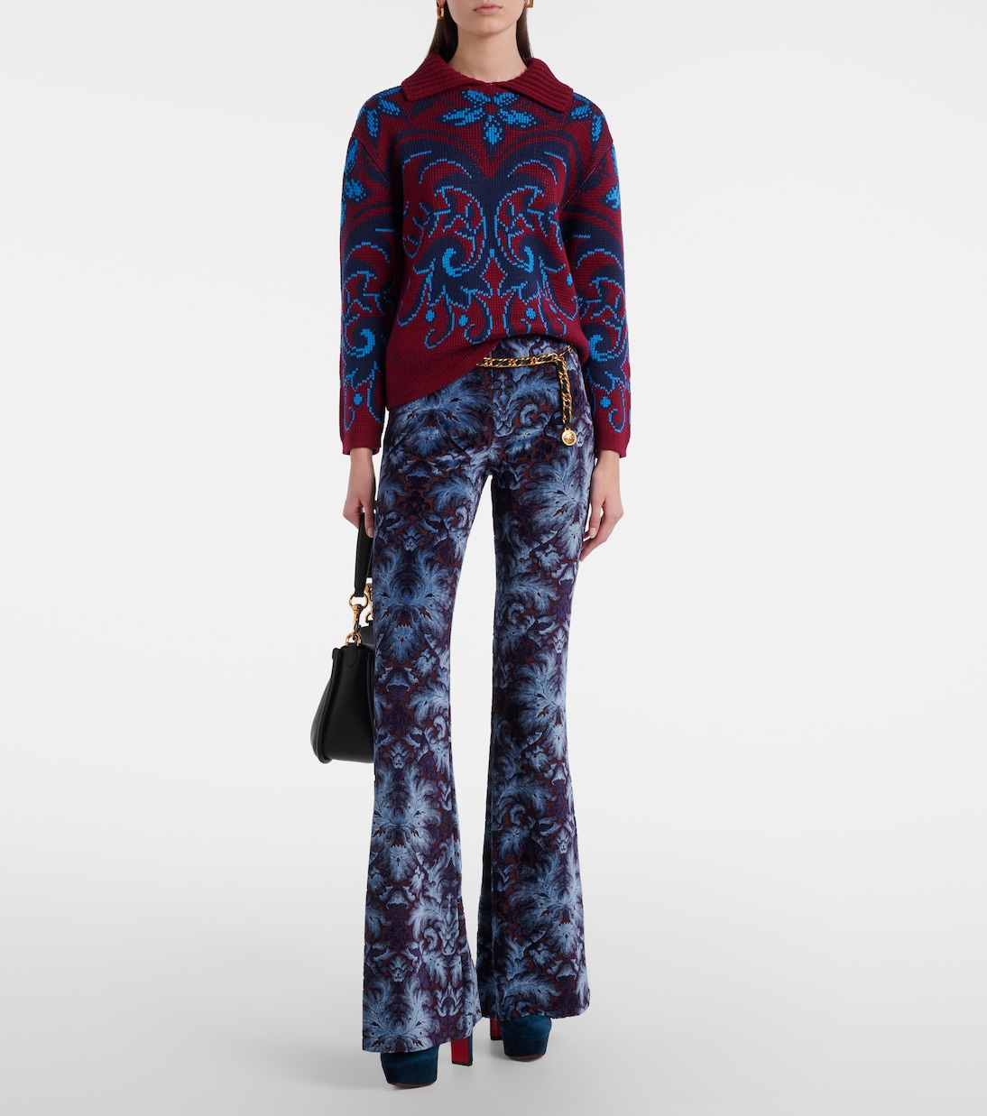 Loo Booty 130 suede platform ankle boots | Christian Louboutin