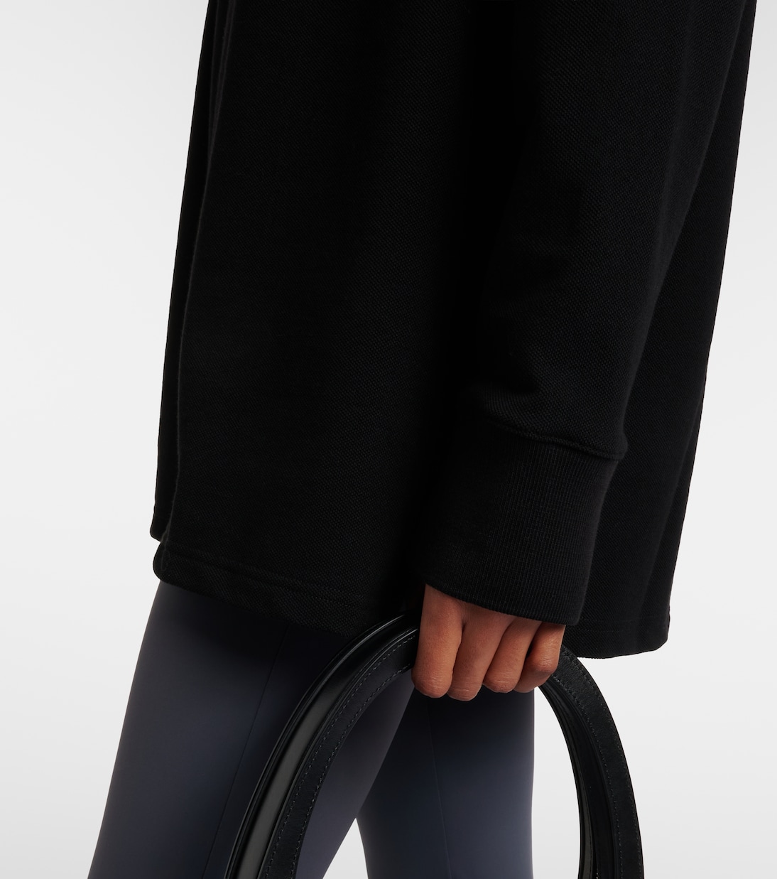 Cotton jersey polo sweater  | Courrèges