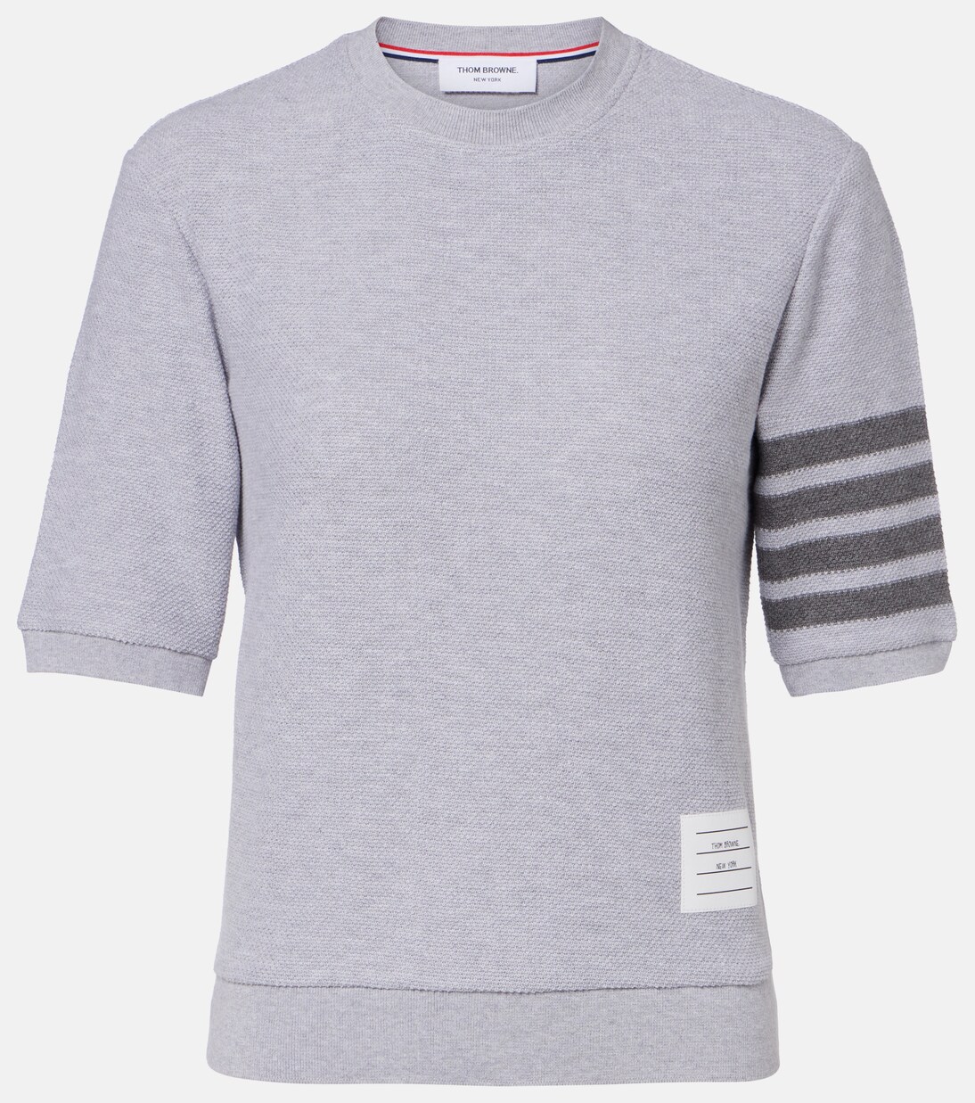4-Bar cotton jersey T-shirt | Thom Browne