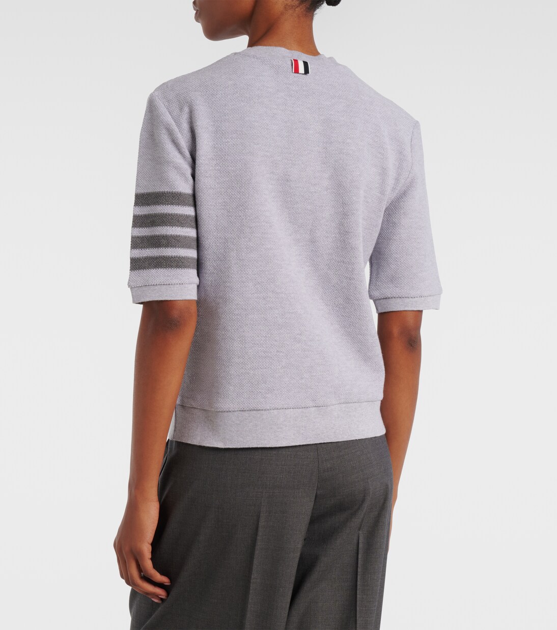 4-Bar cotton jersey T-shirt | Thom Browne