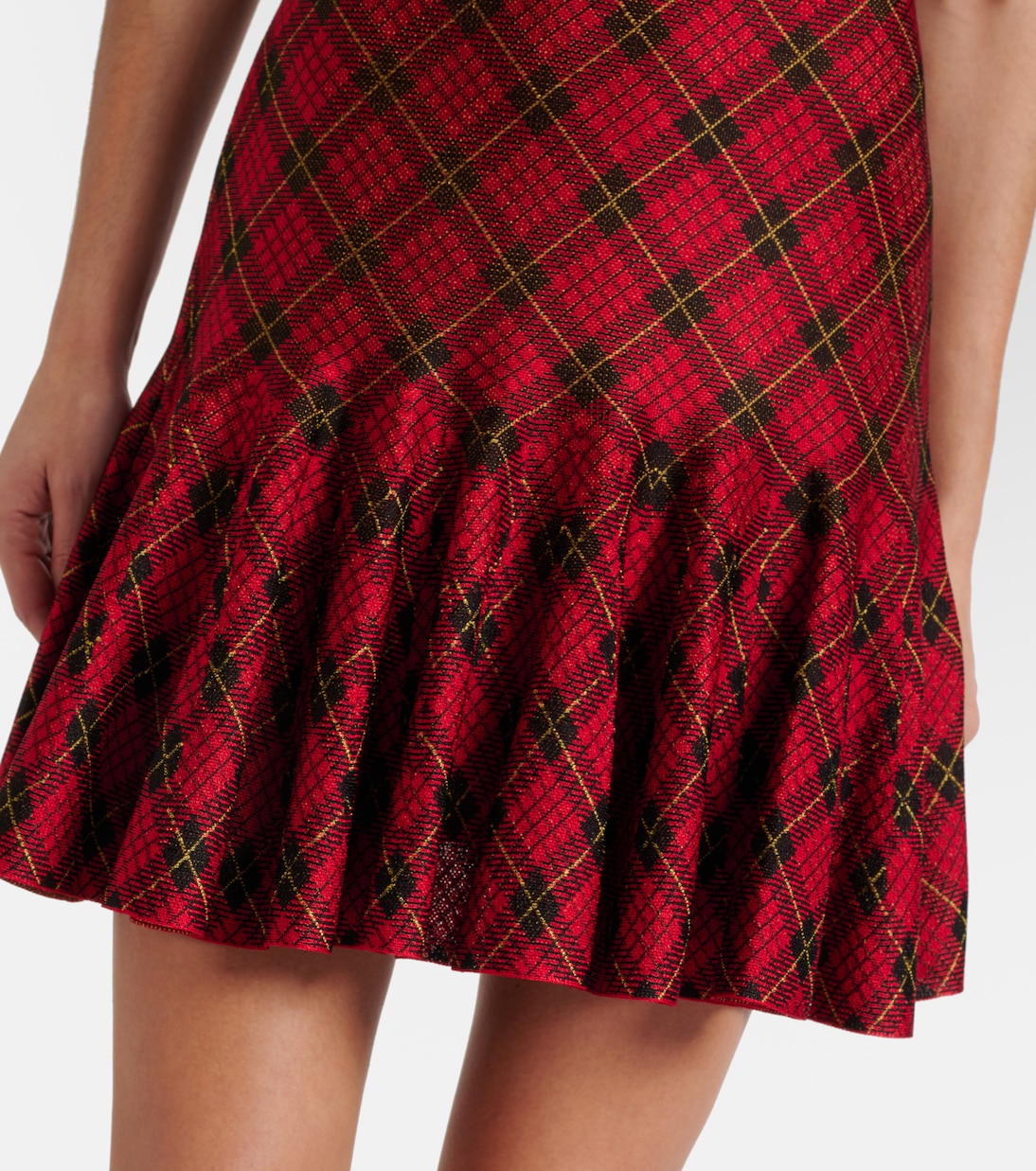 Plaid minidress | McQueen