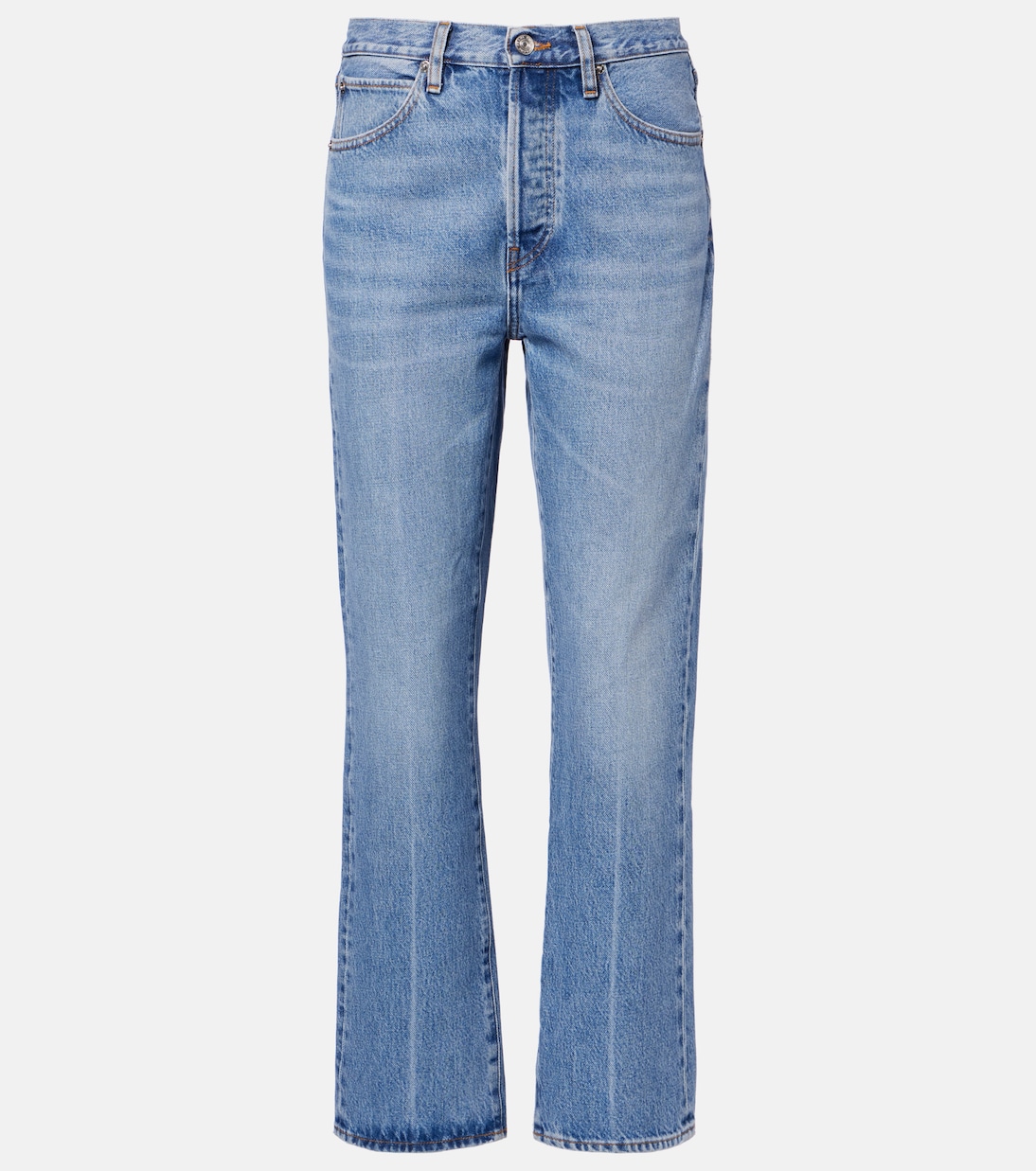 The Vertical Crop straight jeans | Frame