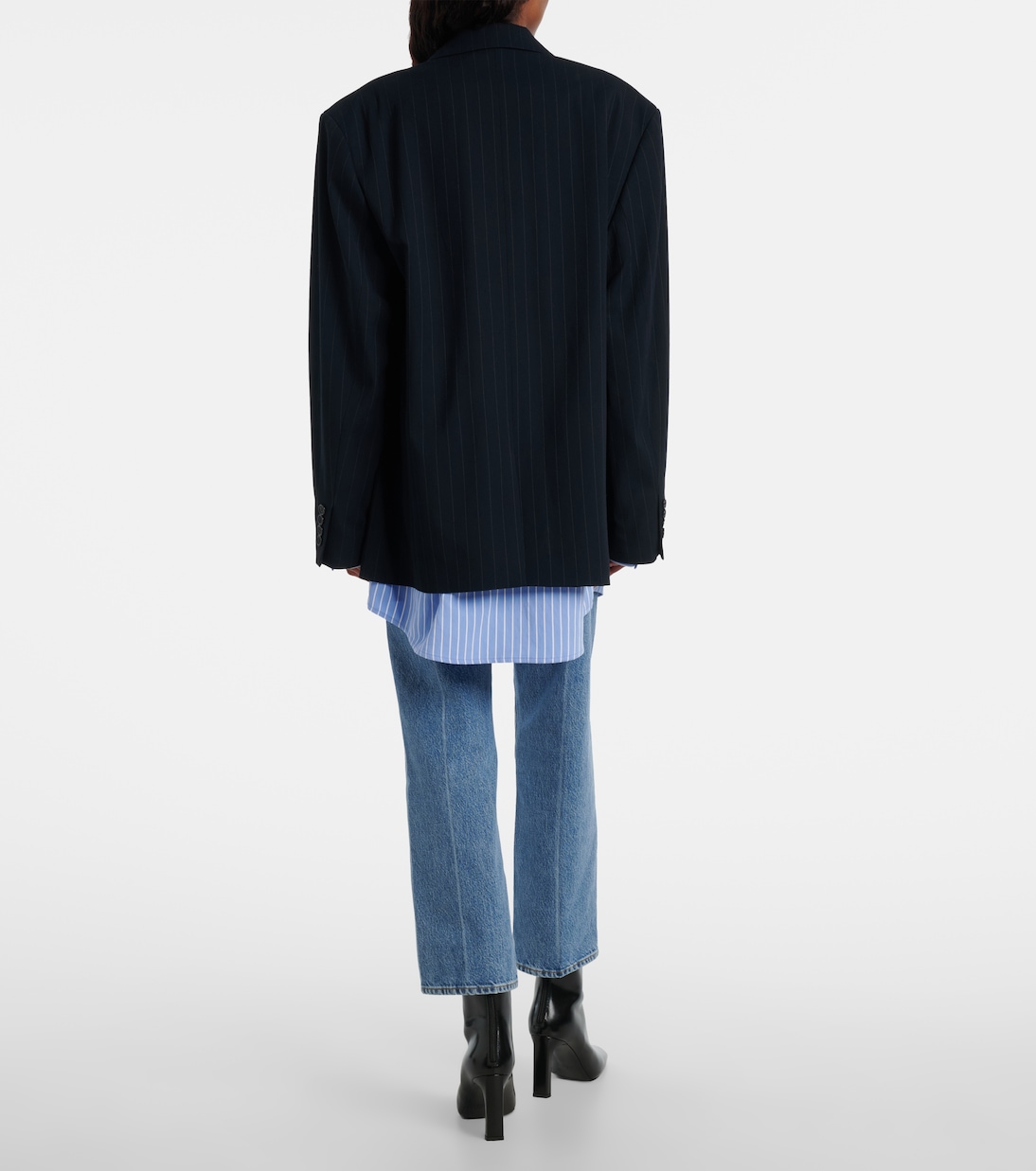 The Vertical Crop straight jeans | Frame