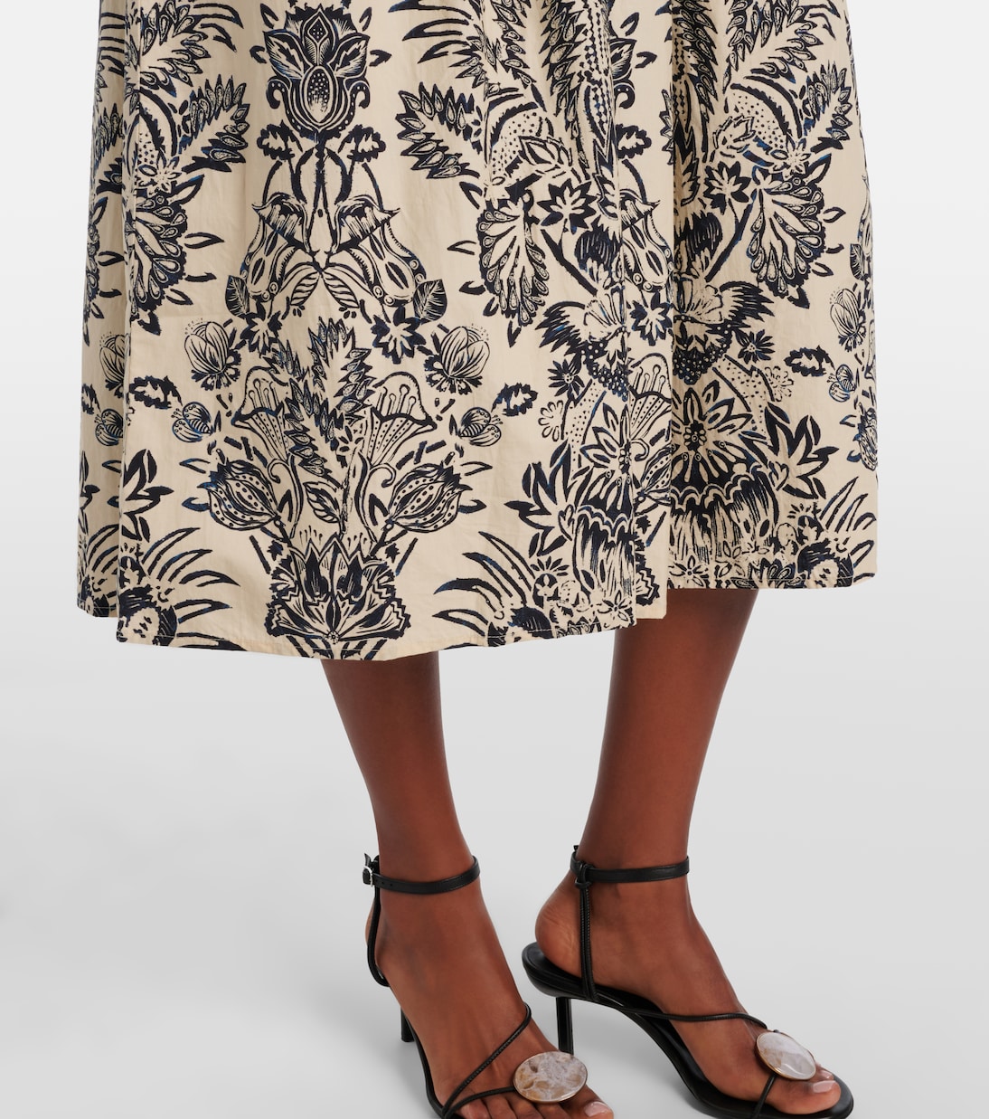 Vestido midi Harriet de popelín de algodón | Ulla Johnson