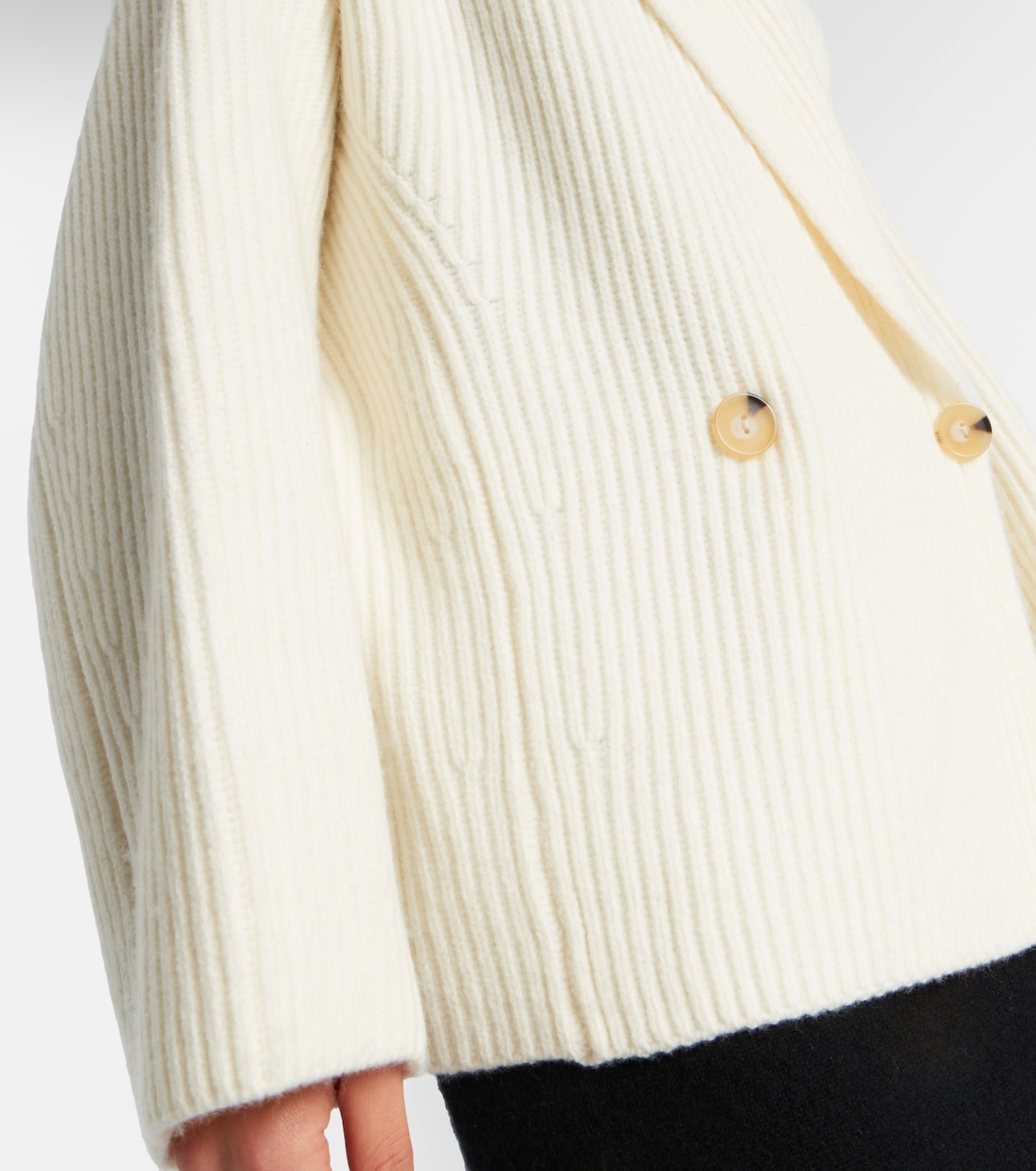 Ribbed-knit wool-blend jacket  | Vince
