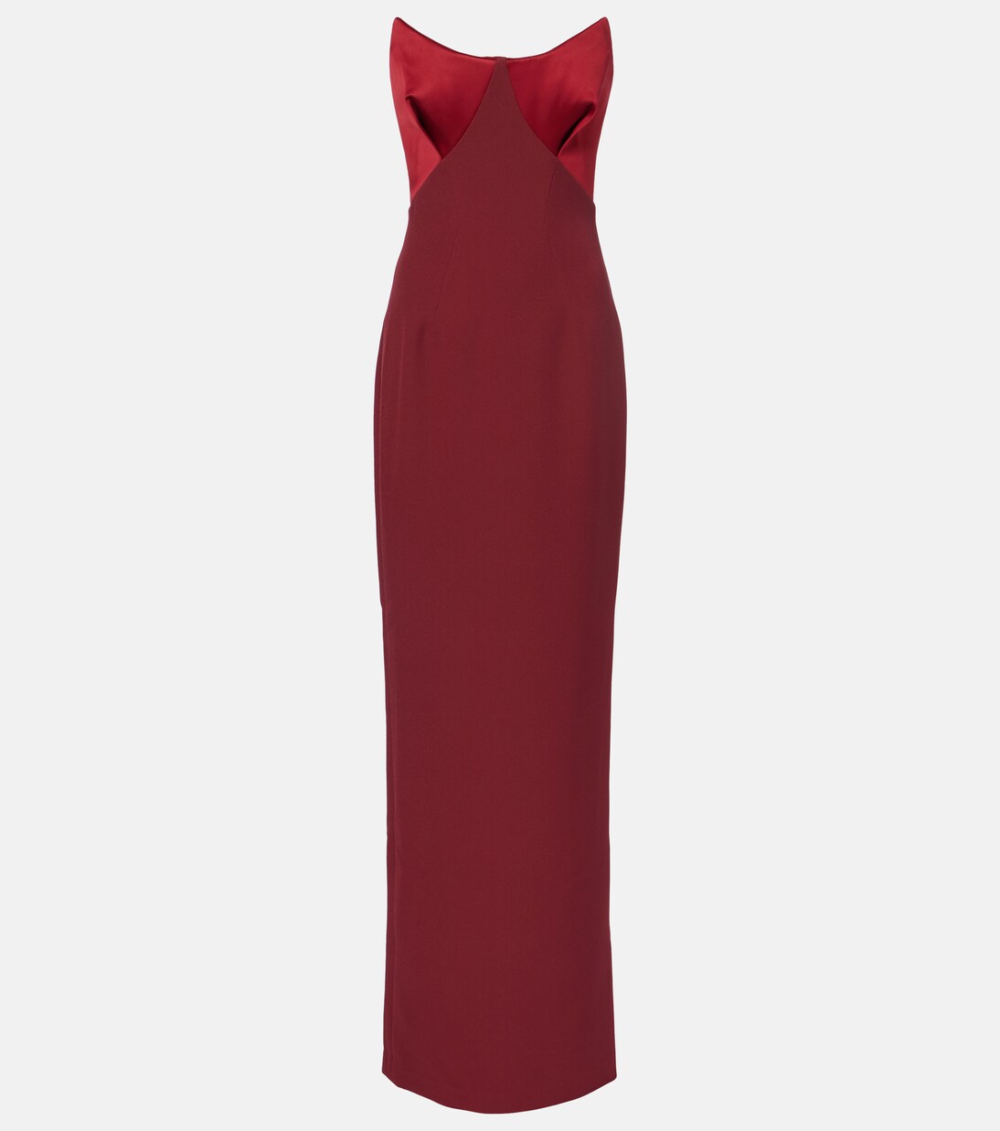 Vestido corsé Drew de crepé | Safiyaa