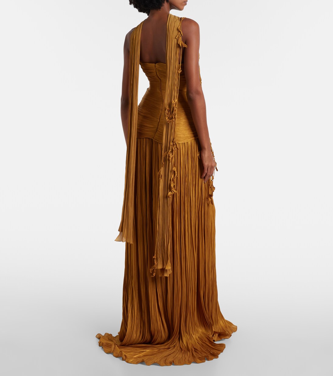 Peplum ruched gown | Marmar Halim