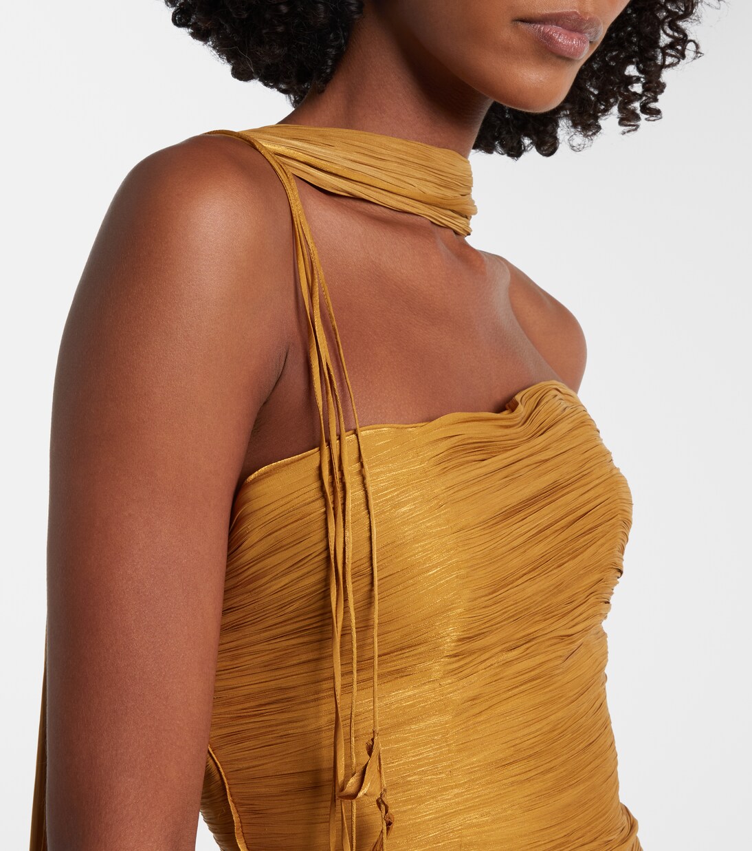 Peplum ruched gown | Marmar Halim