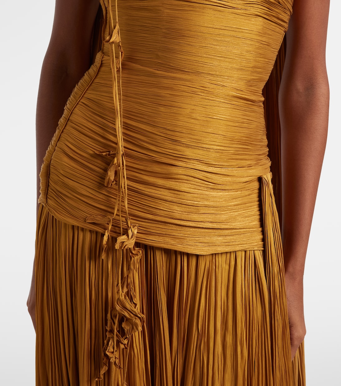 Peplum ruched gown | Marmar Halim