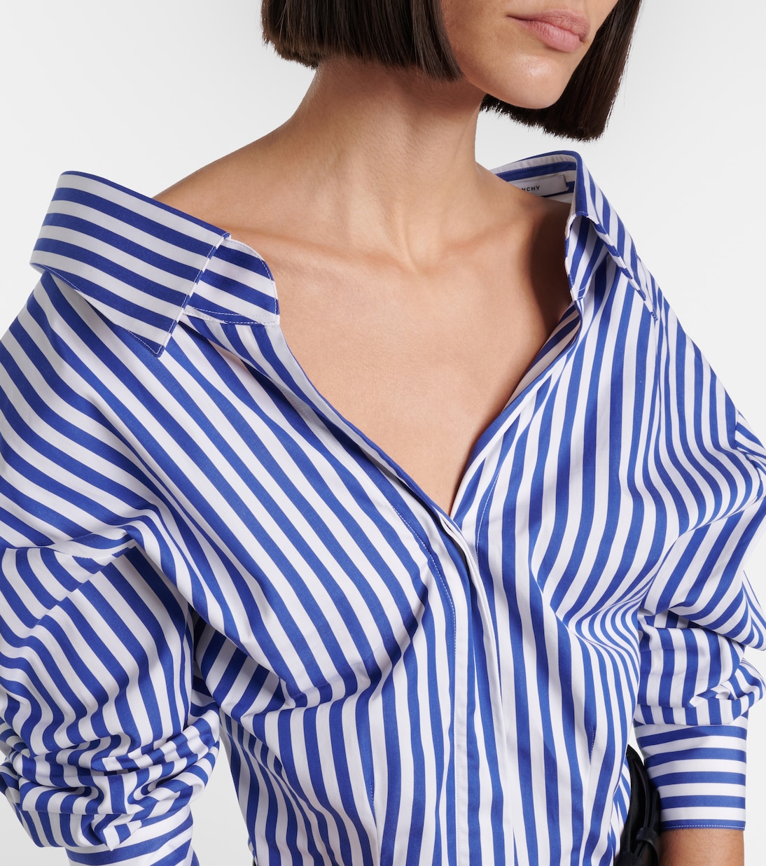 Blusa de popelín de algodón a rayas | Givenchy