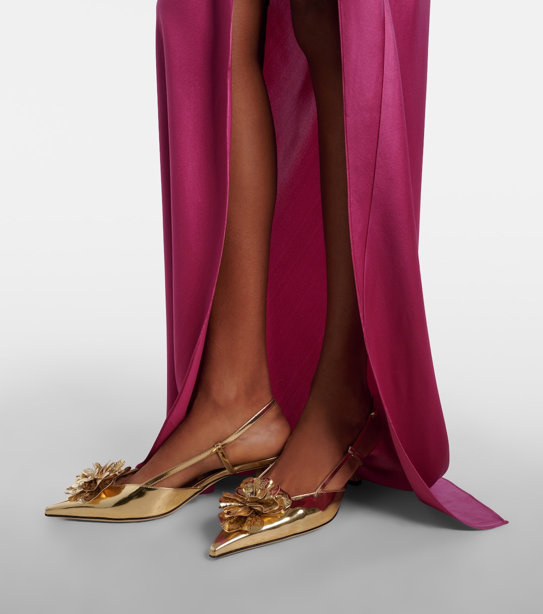 Mimmi 50 leather slingback pumps | Jimmy Choo