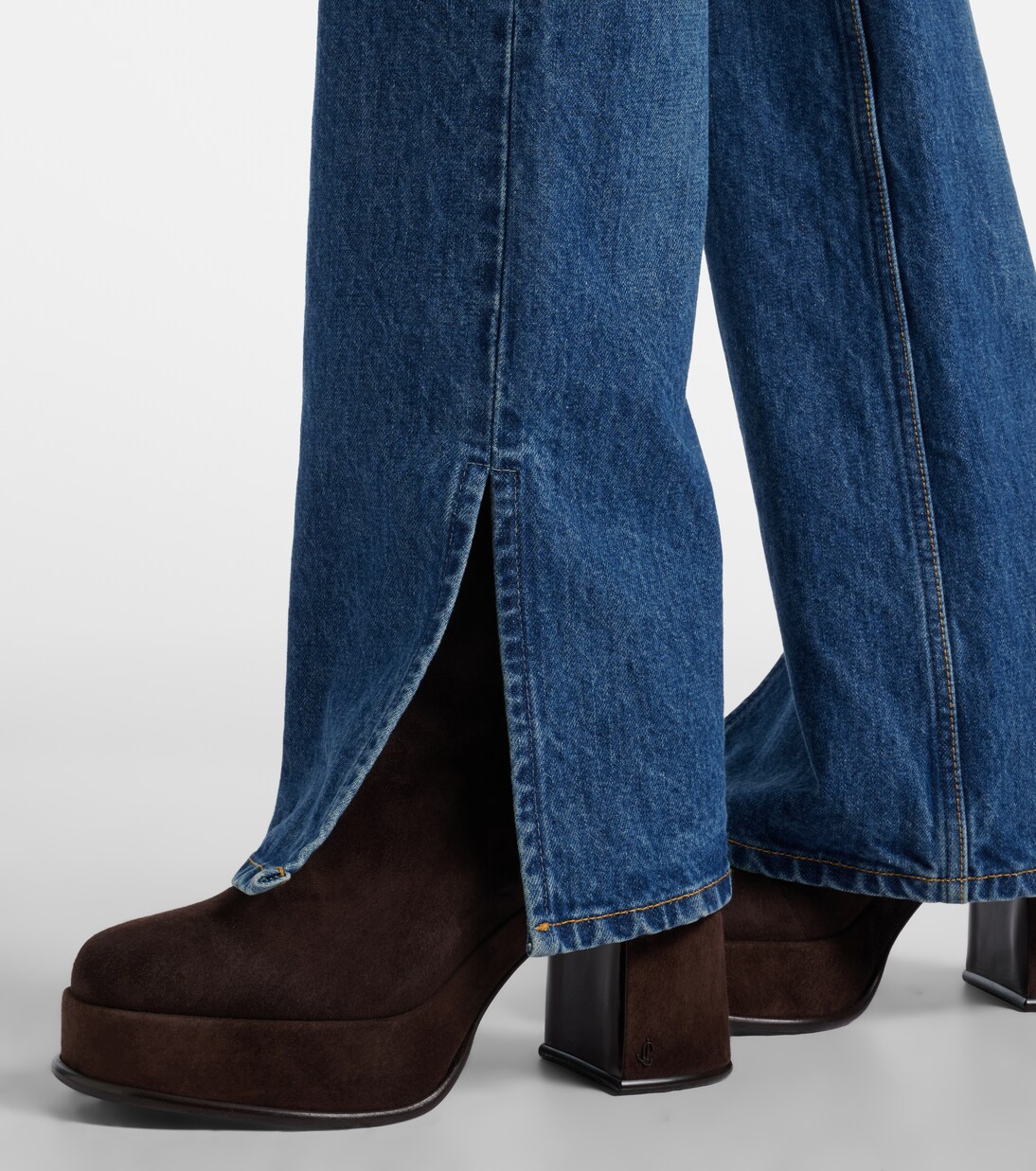 Hadi suede platform ankle boots | Jimmy Choo