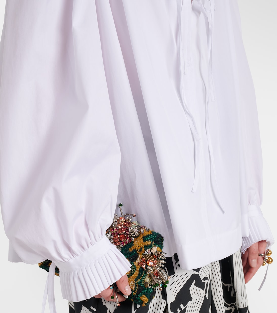 Ruffled cotton blouse | Dries Van Noten