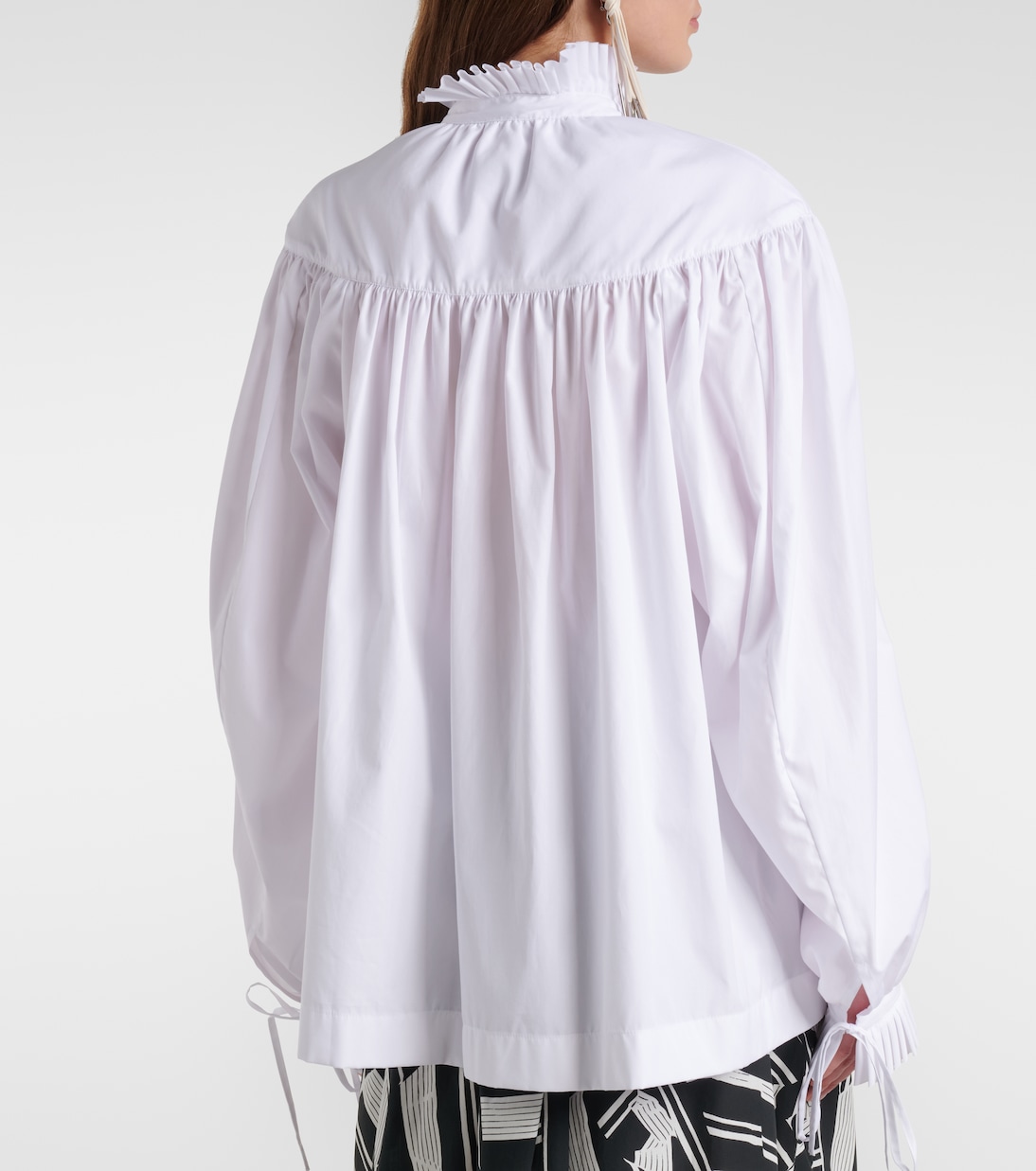 Ruffled cotton blouse | Dries Van Noten
