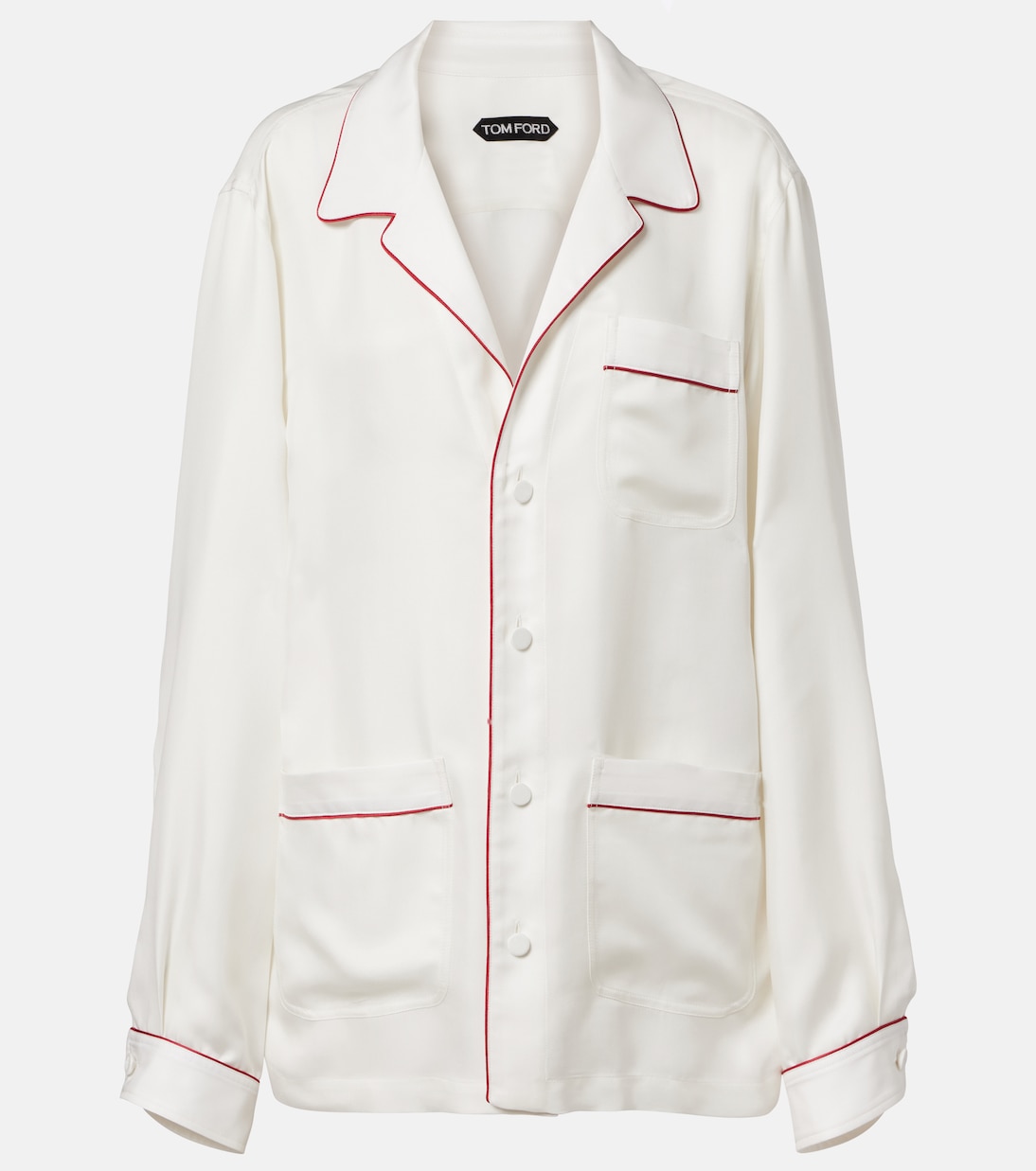 Silk twill pajama shirt | Tom Ford