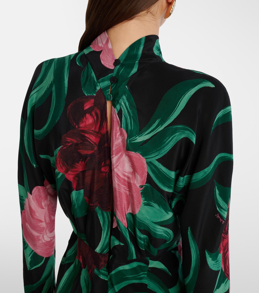 Midikleid Gilda aus Seide | La DoubleJ