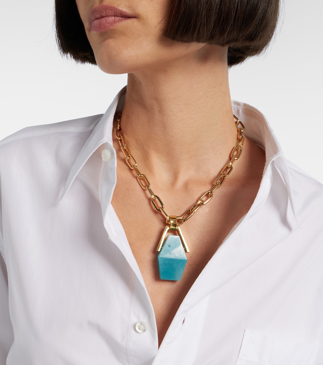 Portal gold-plated chain necklace  | La DoubleJ