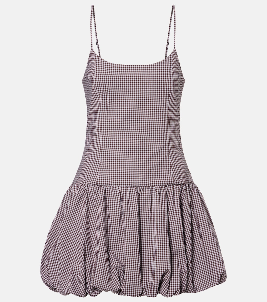 Pelea gingham cotton-blend minidress | Faithfull