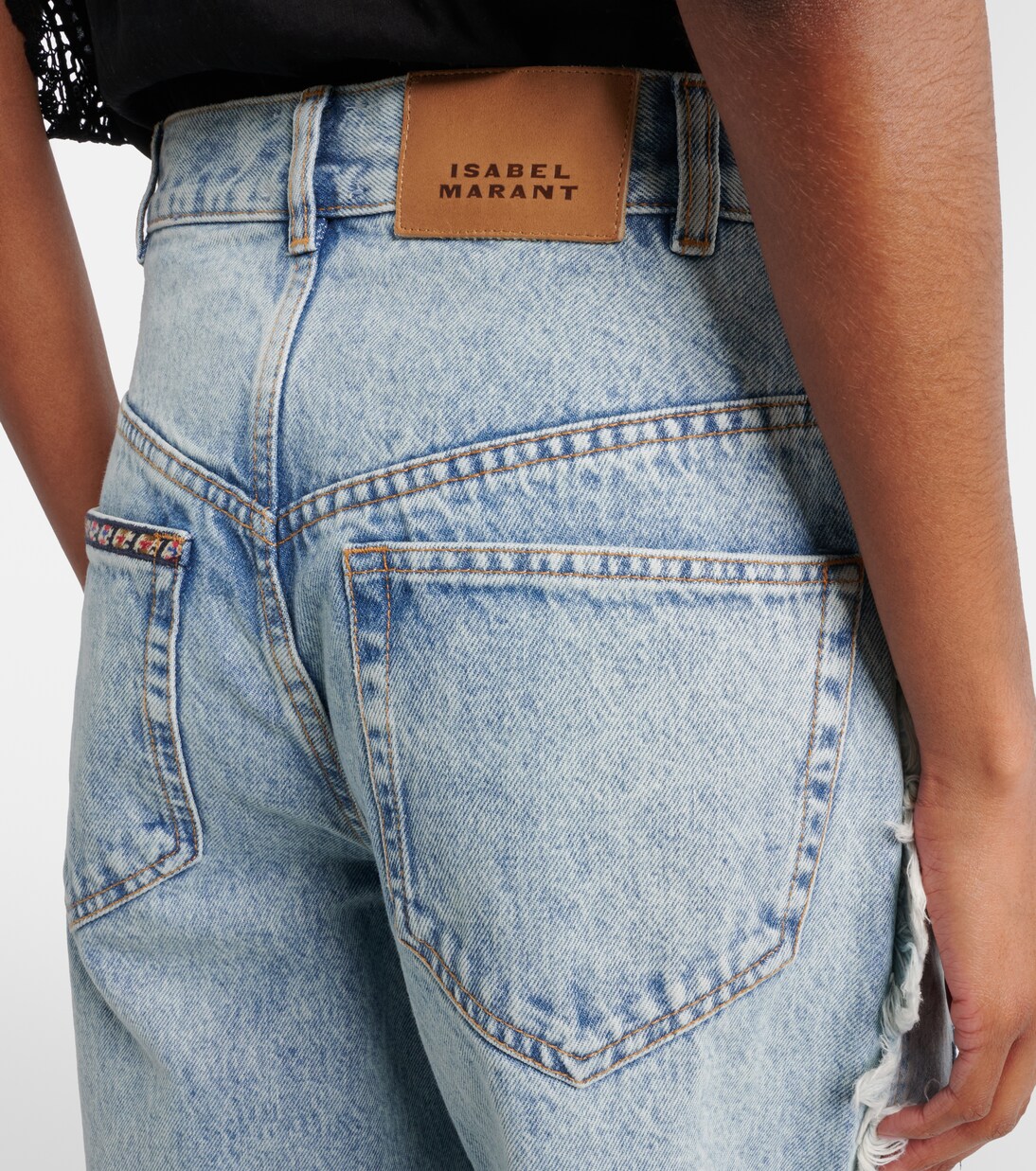 Bestickte Straight Jeans Maella | Marant Etoile