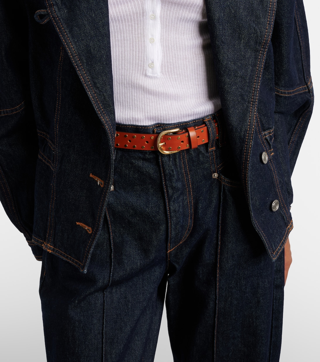 Zap studded leather belt | Isabel Marant