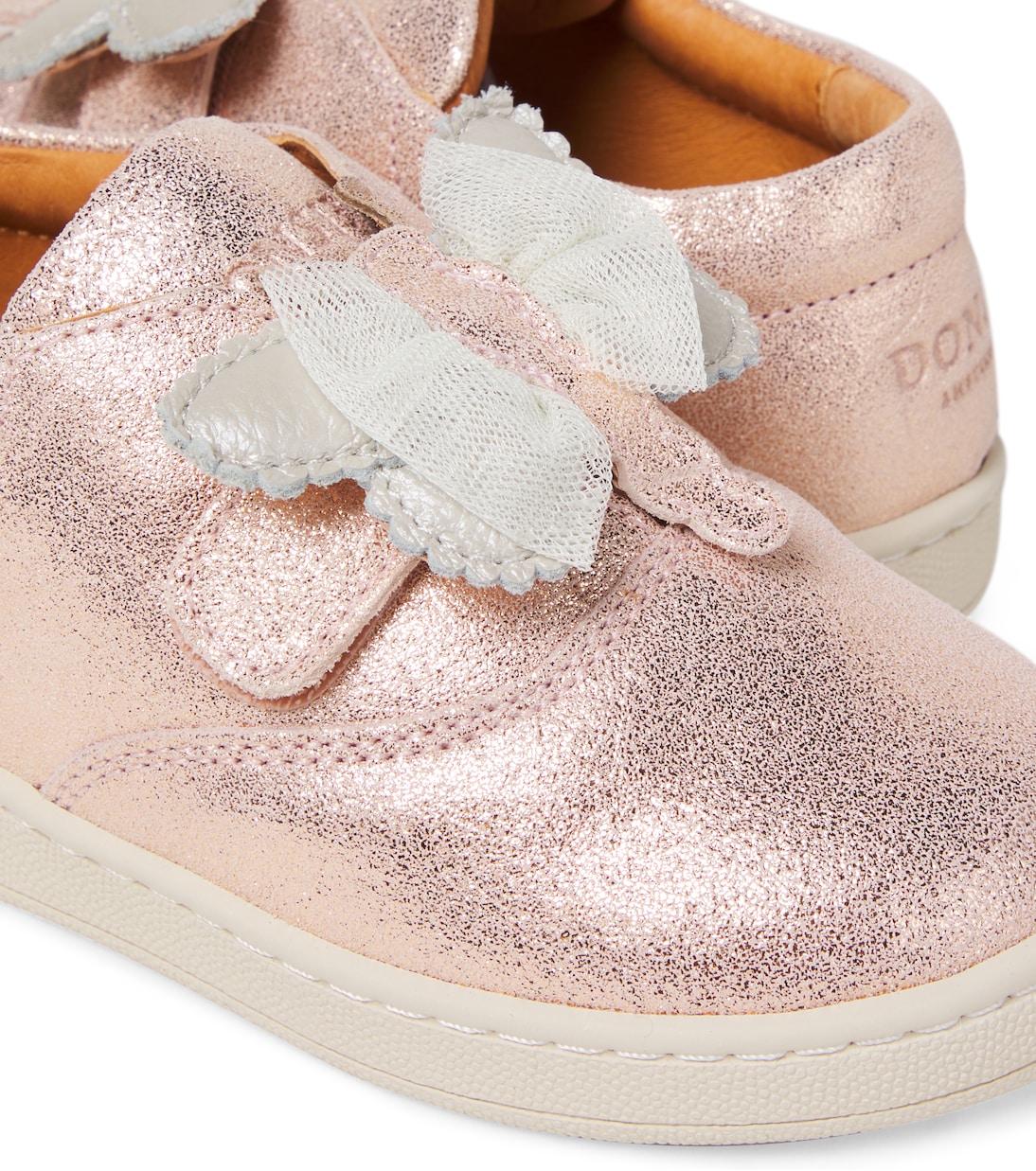Sneakers Hadria aus Metallic-Leder | Donsje