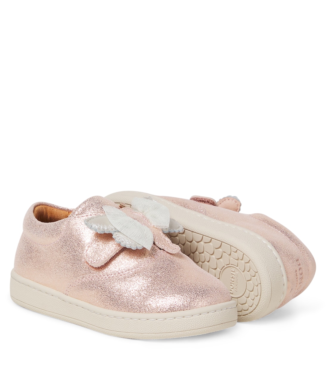 Sneakers Hadria aus Metallic-Leder | Donsje