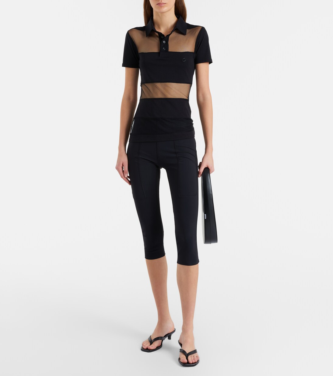 Jersey capri pants | Coperni