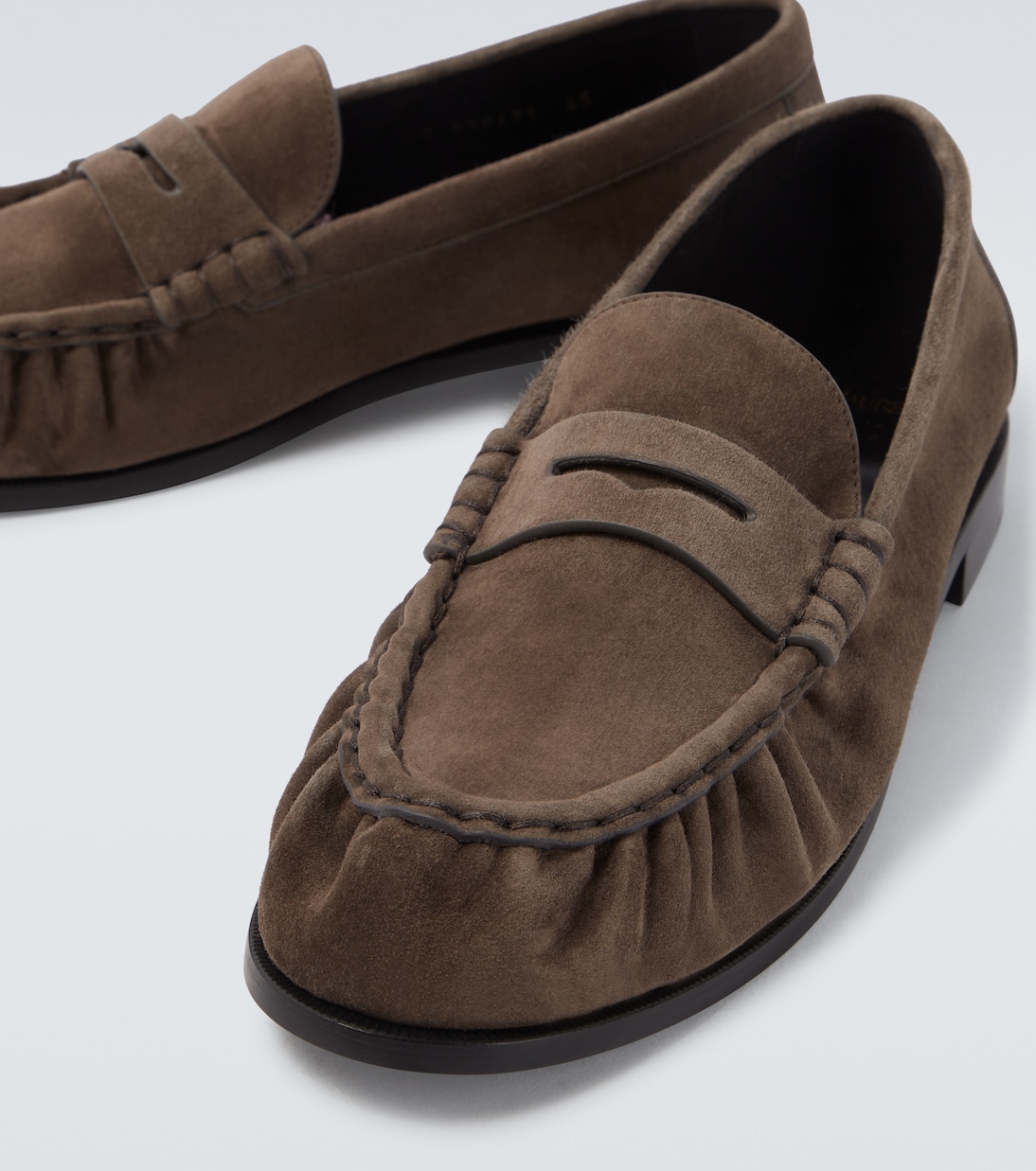 Le Loafer suede penny loafers | Saint Laurent