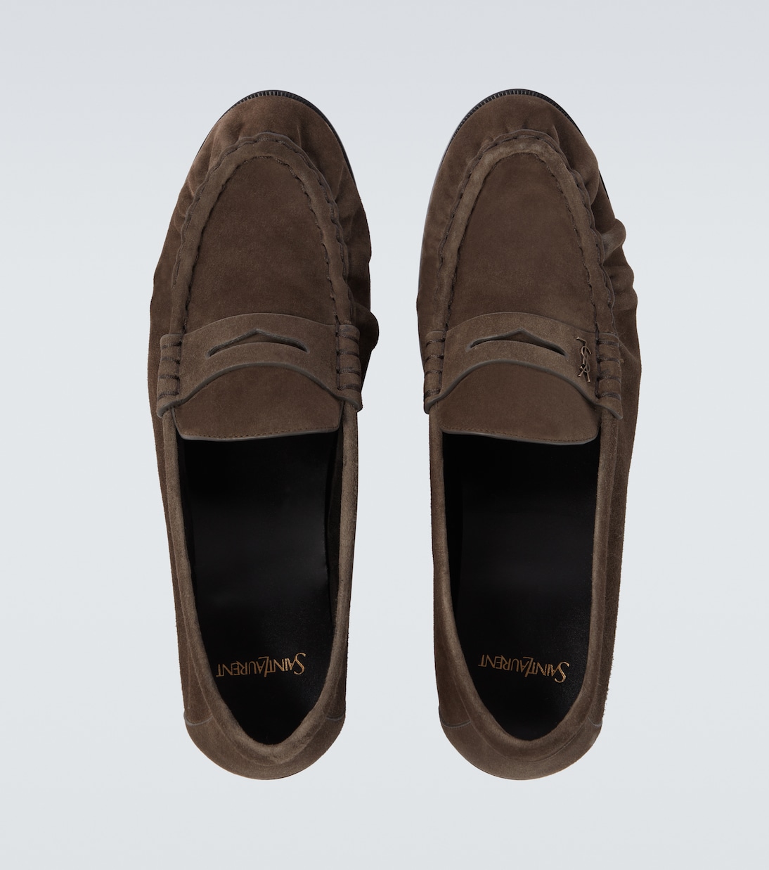 Le Loafer suede penny loafers | Saint Laurent