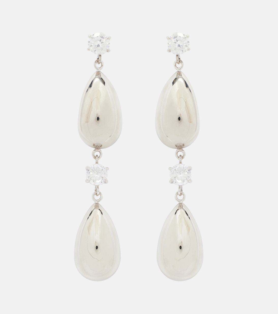 Crystal-embellished drop earrings | Magda Butrym