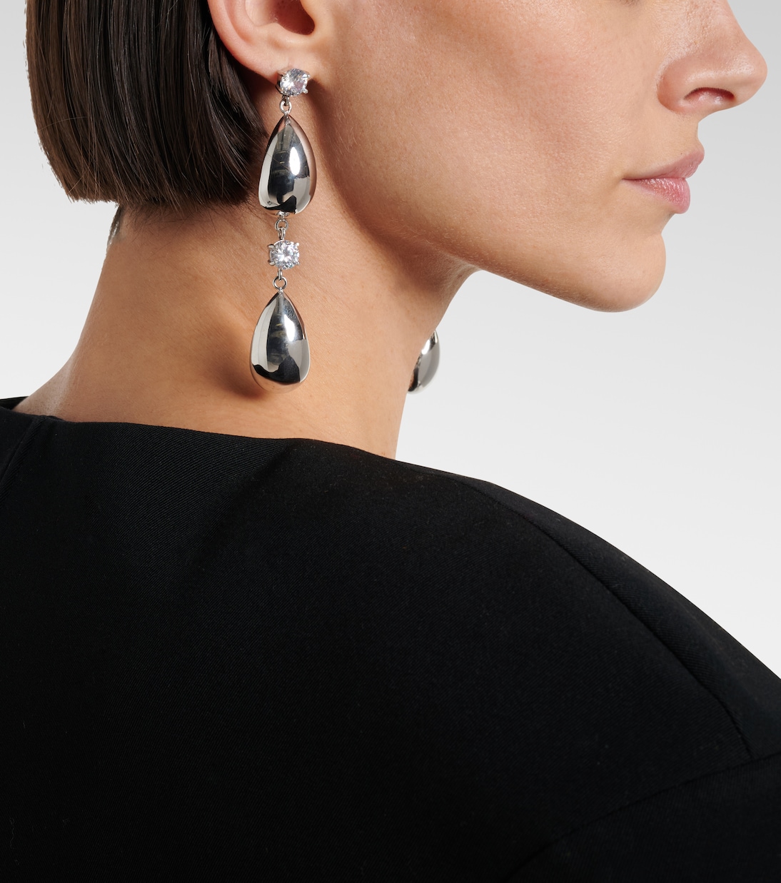 Crystal-embellished drop earrings | Magda Butrym