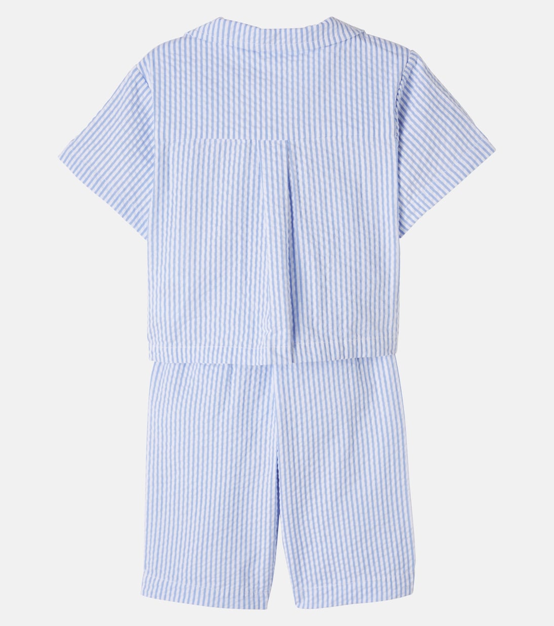 Baby Set Almond aus Hemd und Hose aus Seersucker | The New Society